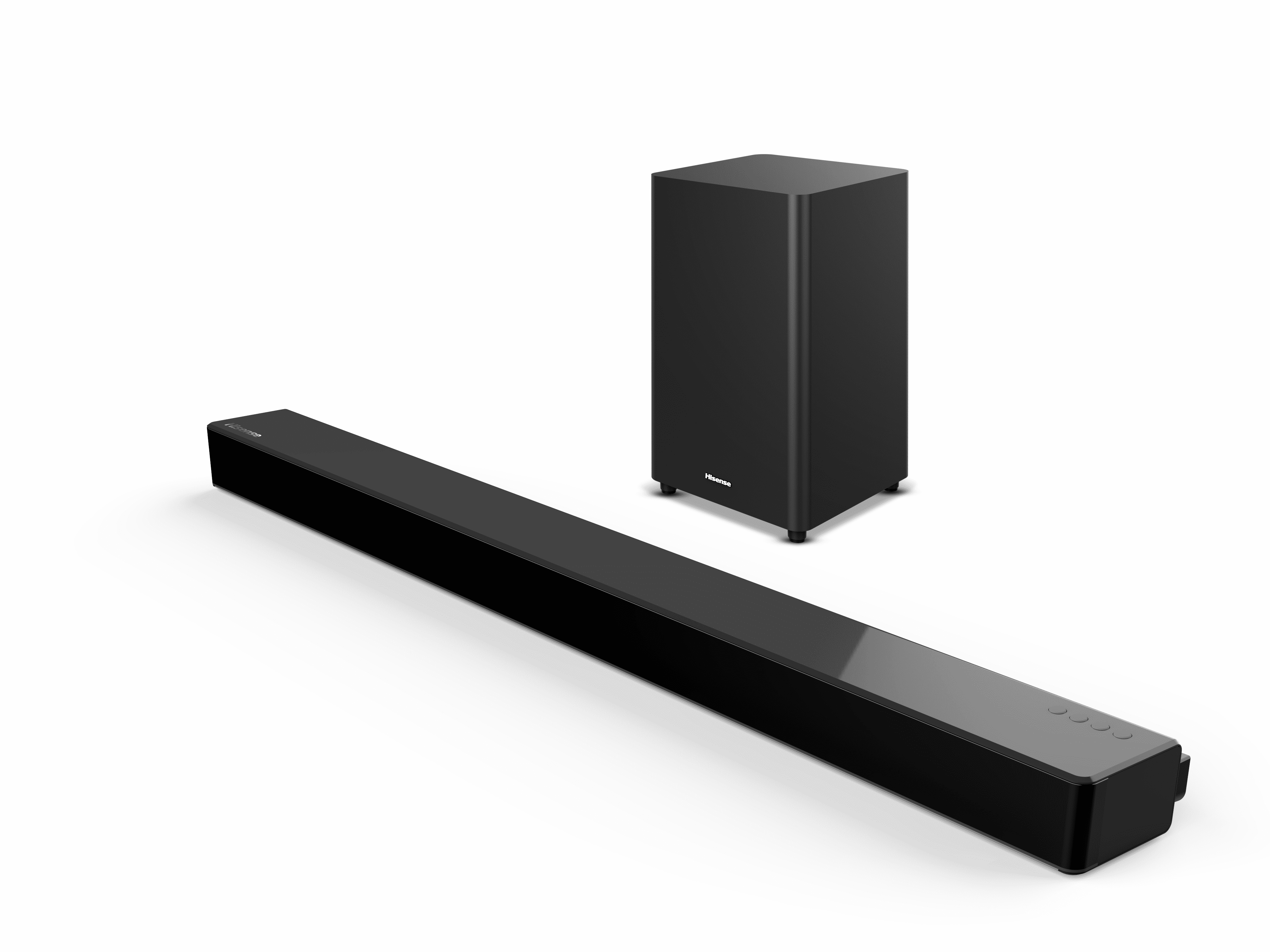 Hisense HS312 3.1ch Sound Bar with Wireless Subwoofer, 300W, Dolby Atmos, 4K Pass-Through, Cinematic Experience, One Remote Contorl, Bluetooth, HDMI ARC/Optical/AUX/USB (Model HS312) Black