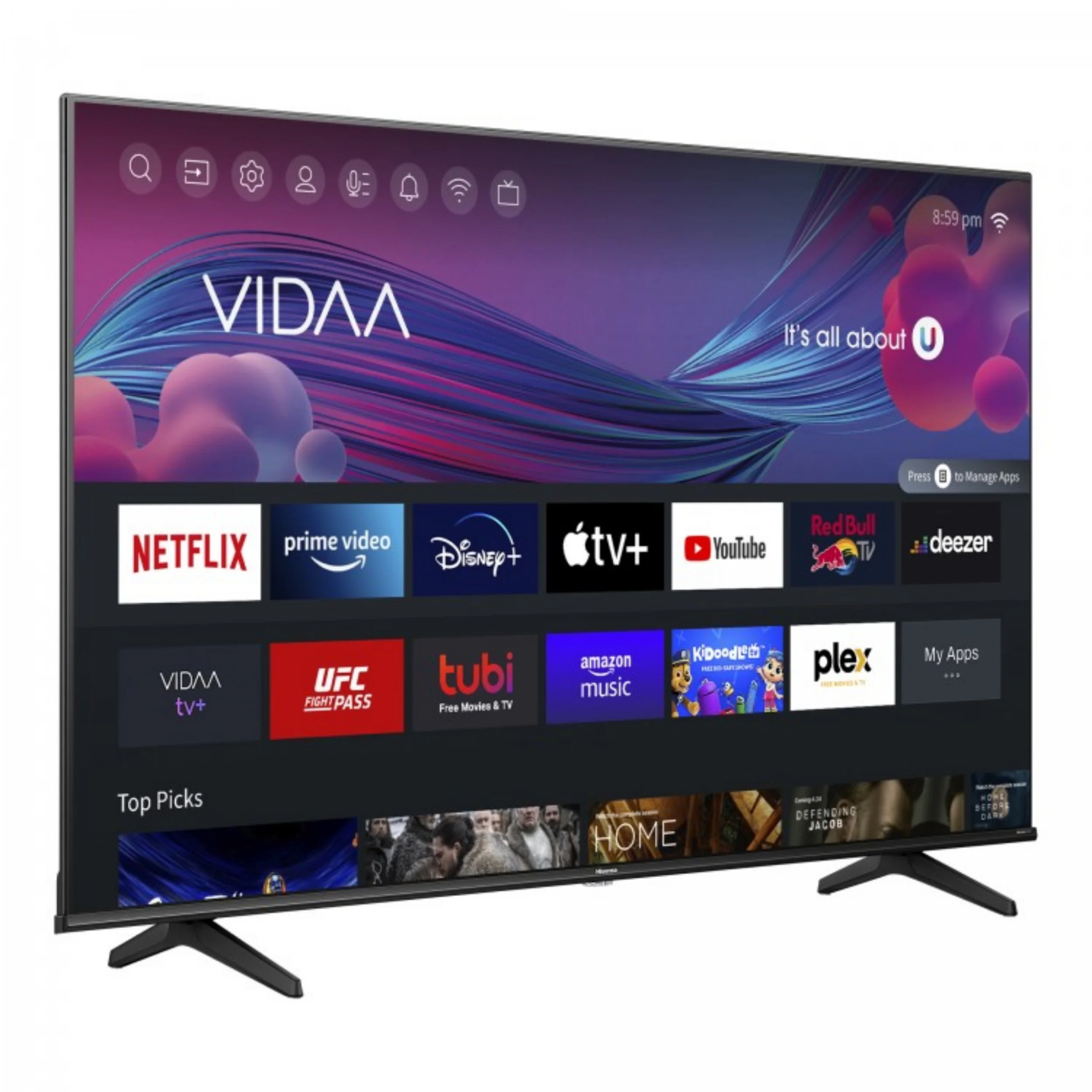 Hisense 55 inch UHD Hisense Vidaa TV