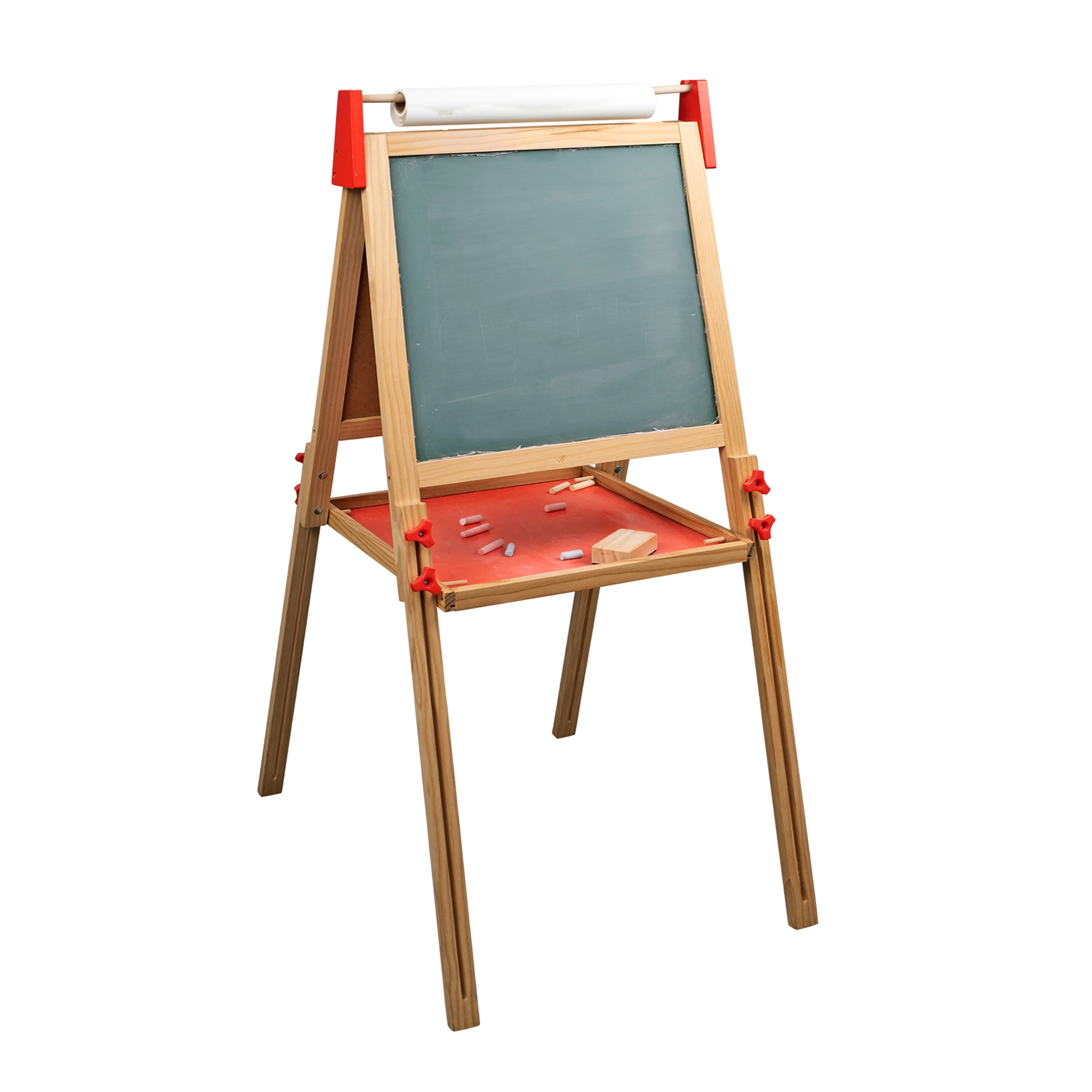 Homeware Children's Wood Floor Easel - Ages 3 Years and up
