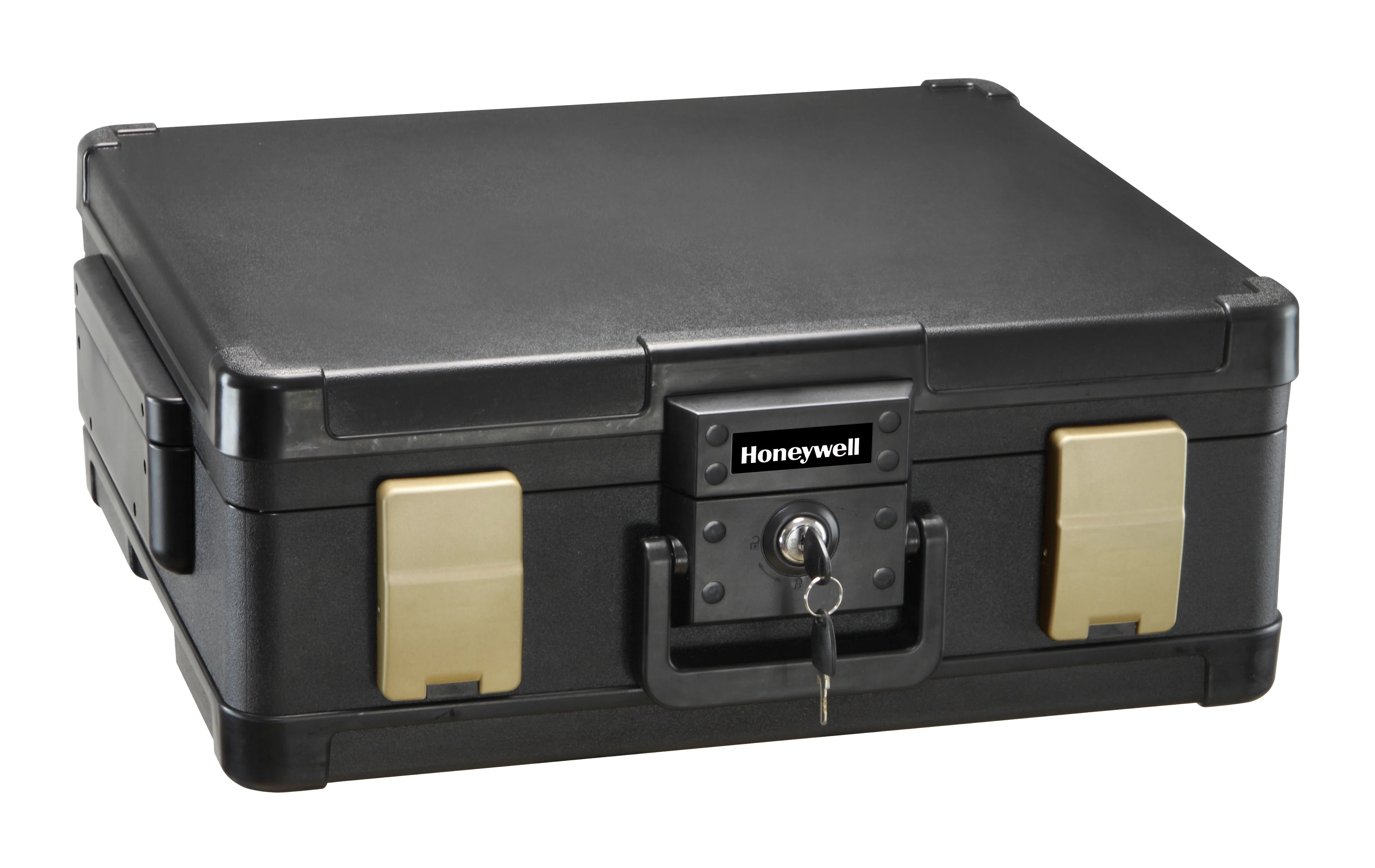 Honeywell Safes, 0.39 Cu ft, Waterproof 1-Hour Fire Chest with Key Lock, Carry Handle, 1104