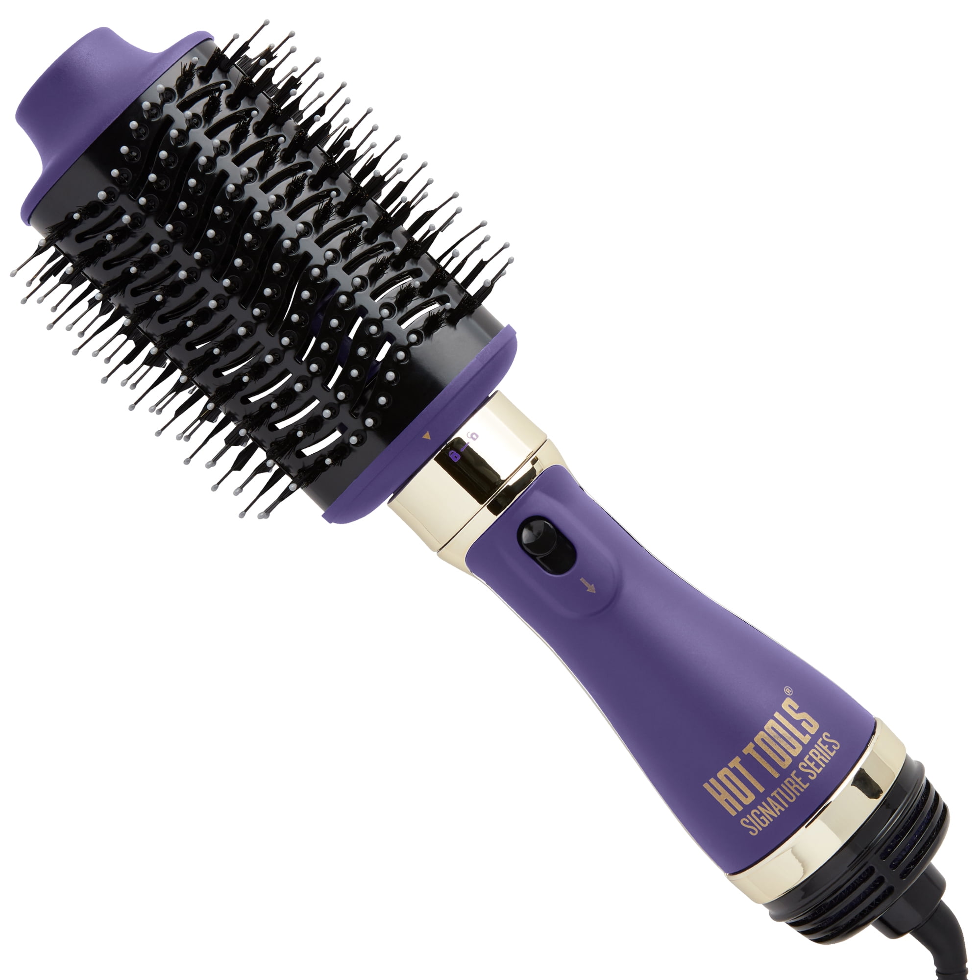 Hot Tools Pro Signature Large One Step Charcoal Hair Dryer Volumizer, Purple