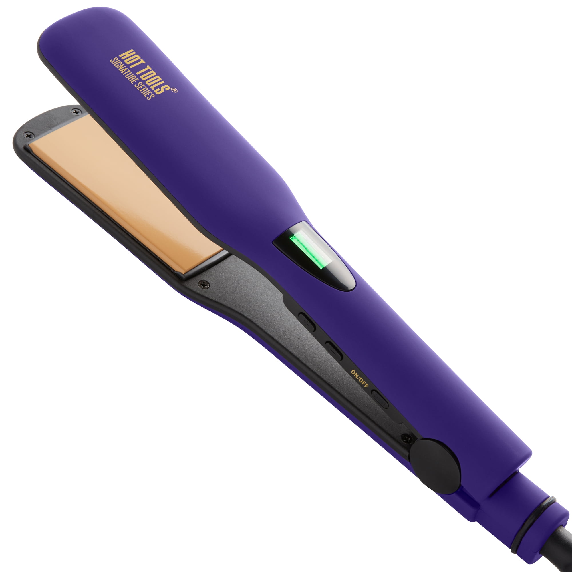 Hot Tools Signature Series Ceramic Digital Flat Iron, 1.5", Purple, HTST2579N1