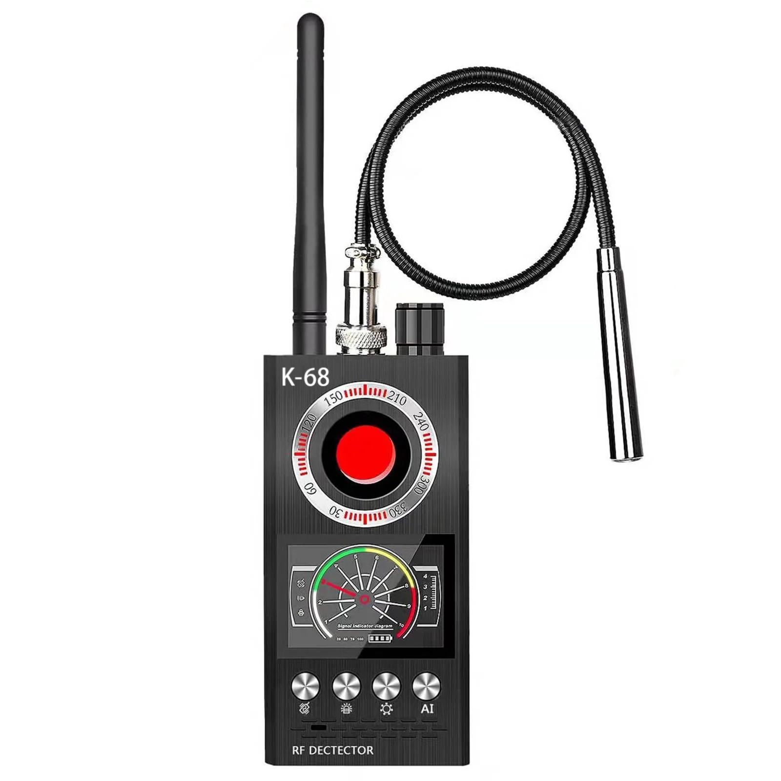 Ht Viik Bug Detector Upgraded Anti Spy Detector & Listening Device Finder GPS & Camera Finder Hidden Camera Detector Finder Automatic Detection and Scanning