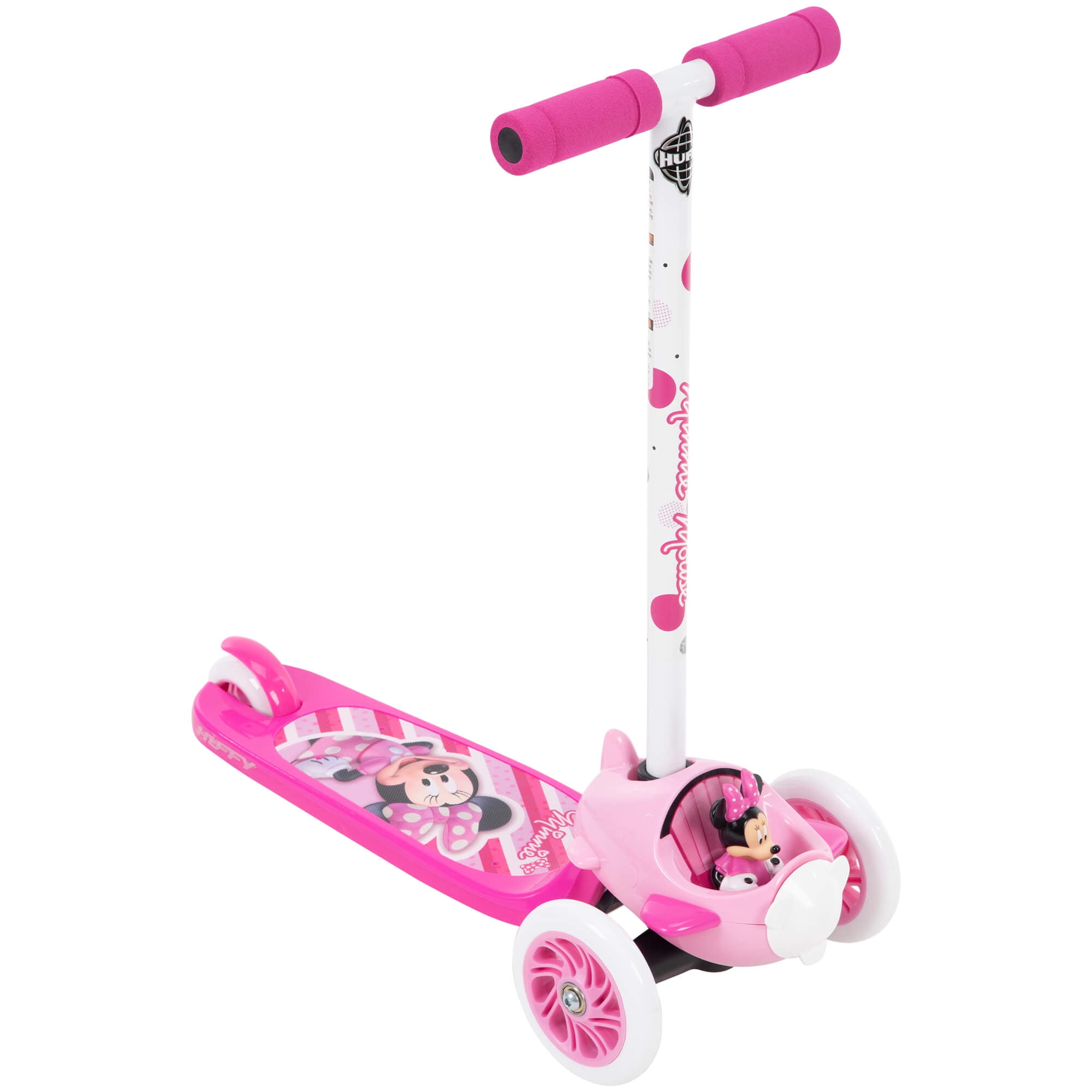Huffy Disney Minnie Mouse Toddler Scooter, 3-Wheel Design, Ages 3+, Pink