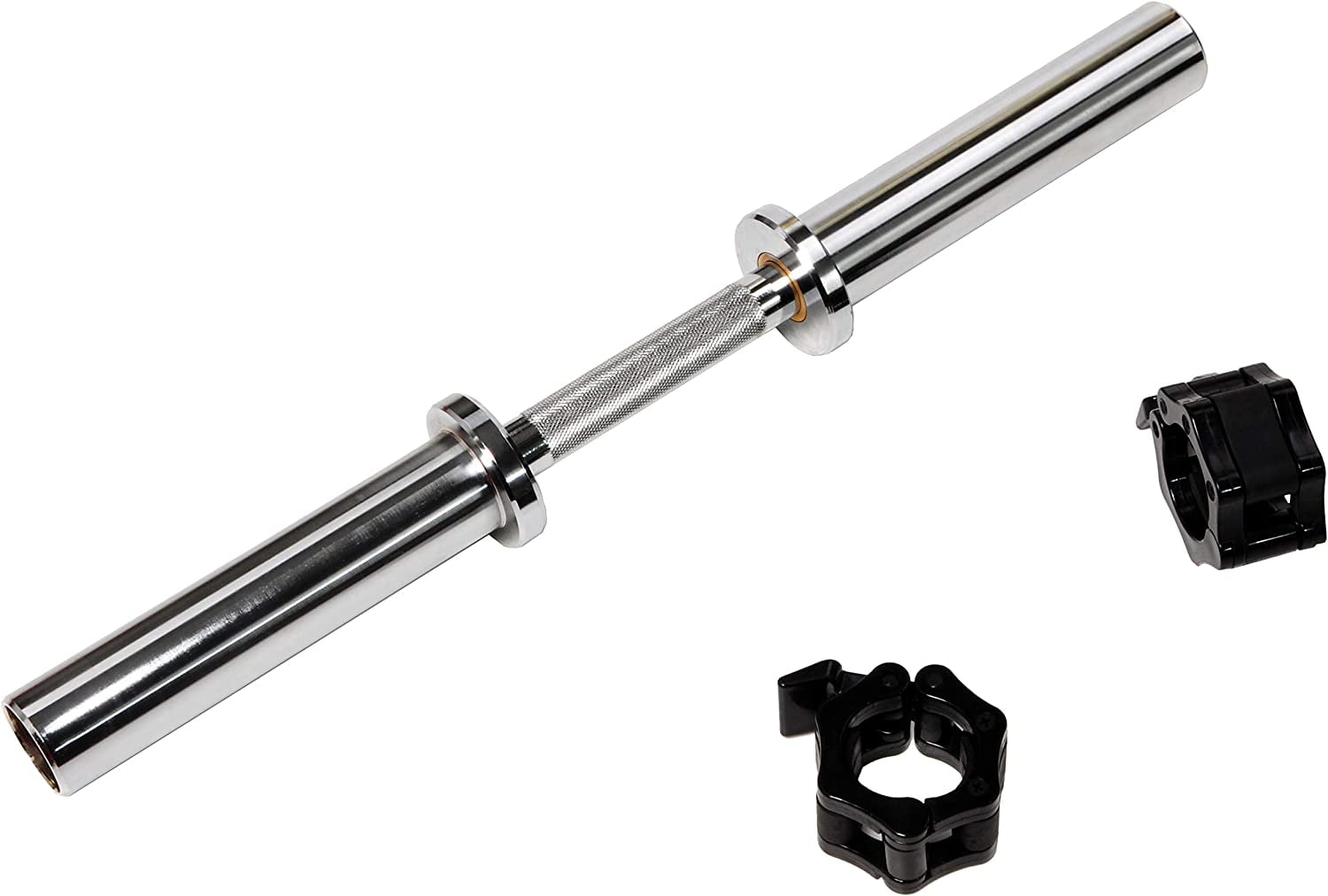 HulkFit Color Coded 2-inch Dumbbell Bumper Plate with Steel Hub, Single