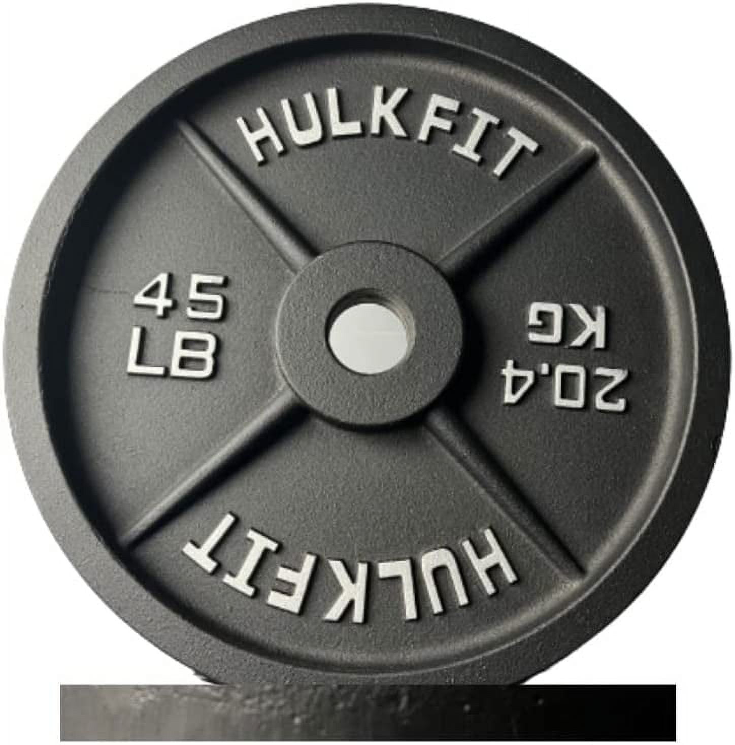 HulkFit 2-inch Olympic Steel Plate, 45lb (Single)