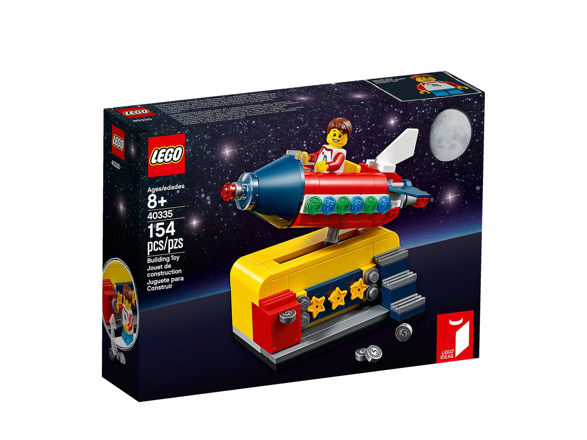 LEGO Space Rocket Ride 154 Piece Building Set 40335