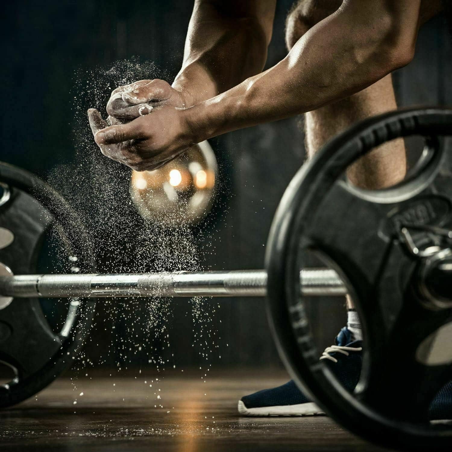 IAJXWI 4 ft Barbell Bar, Weightlifting Straight Bar, Olympic Barbell for Gym, Home Exercise, 2 Barbell Clamps