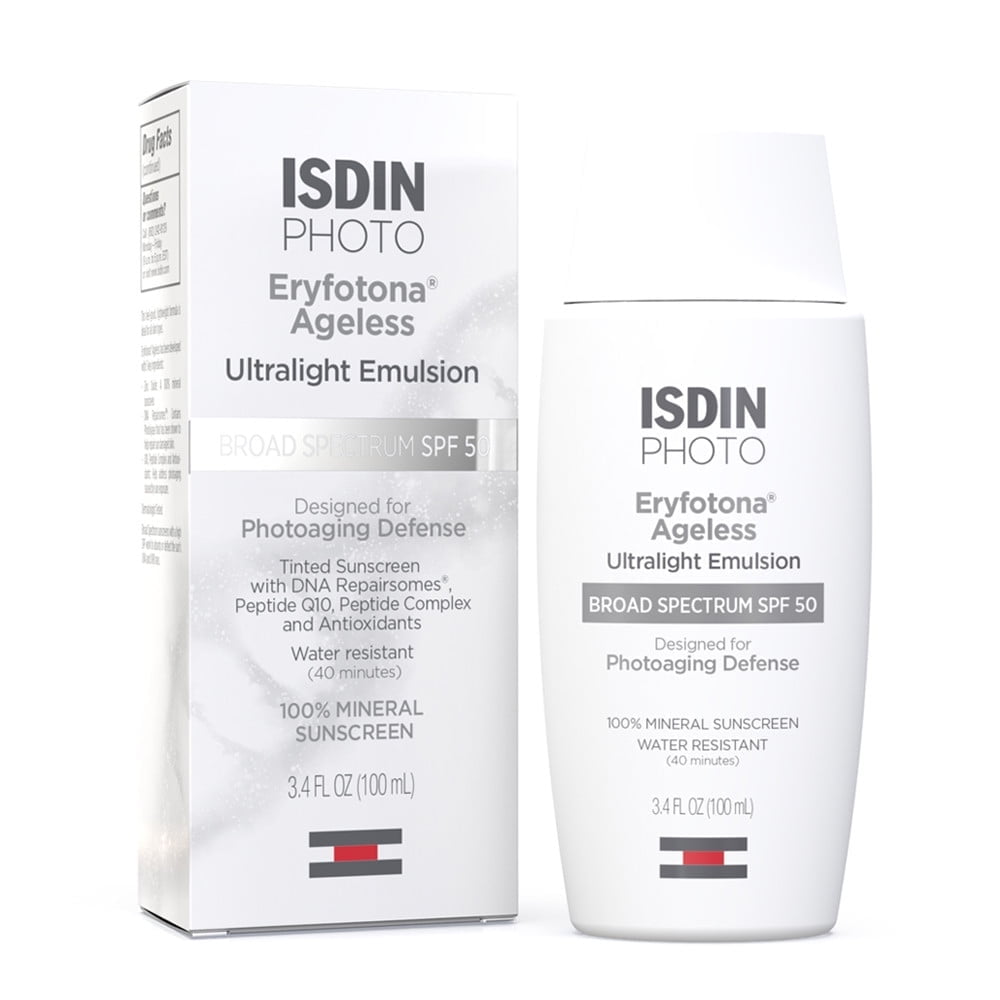 ISDIN Eryfotona Ageless Tinted Mineral Sunscreen SPF 50 Zinc Oxide 3.4 fl. oz.