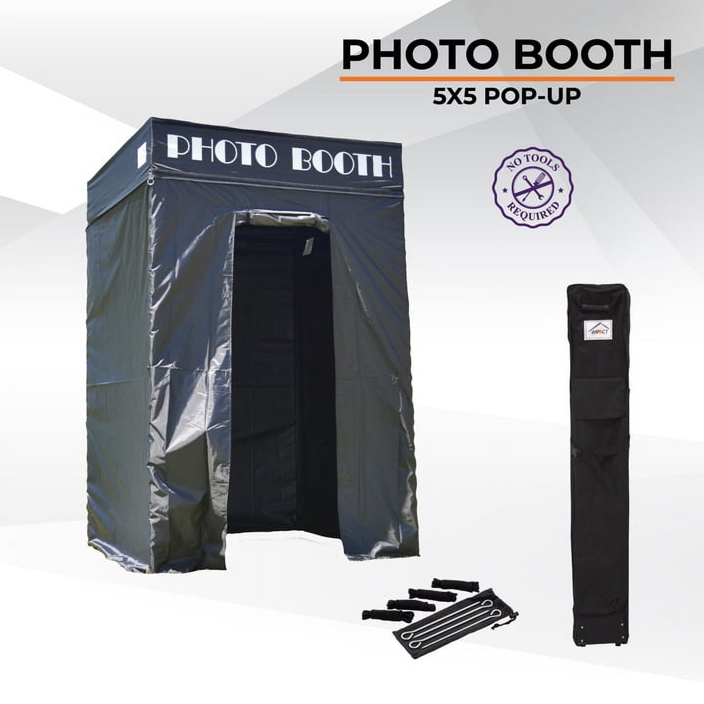 Impact Canopy 5x5 Pop Up Portable Photo Booth, Photo Tent