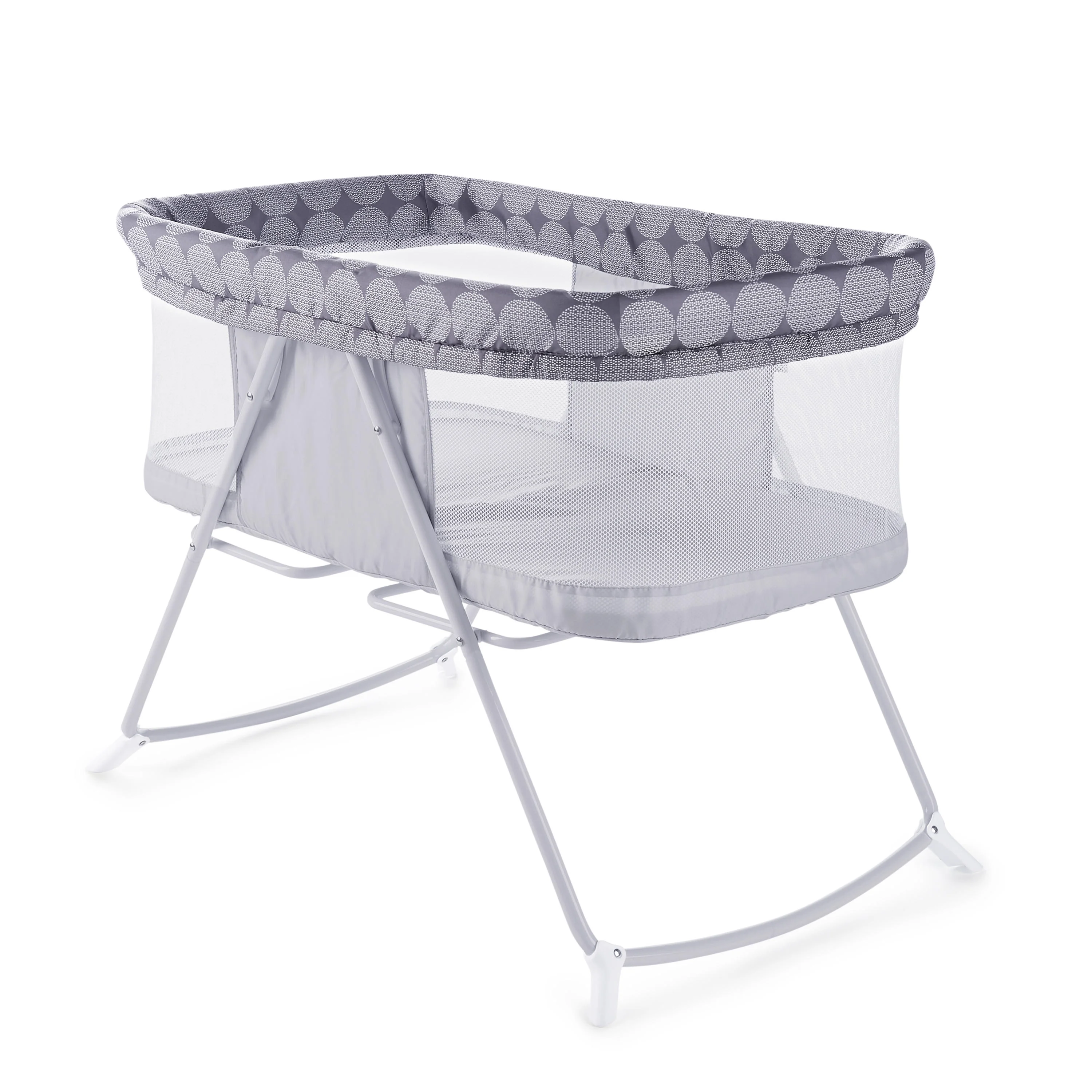 Ingenuity Foldaway Rocking Baby Bassinet Classic - Crosby