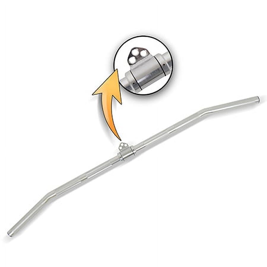 Inspire Fitness Heavy-Duty 3-Hole Swivel Aluminum Lat Bar for Upper Body Exercises, 48 in