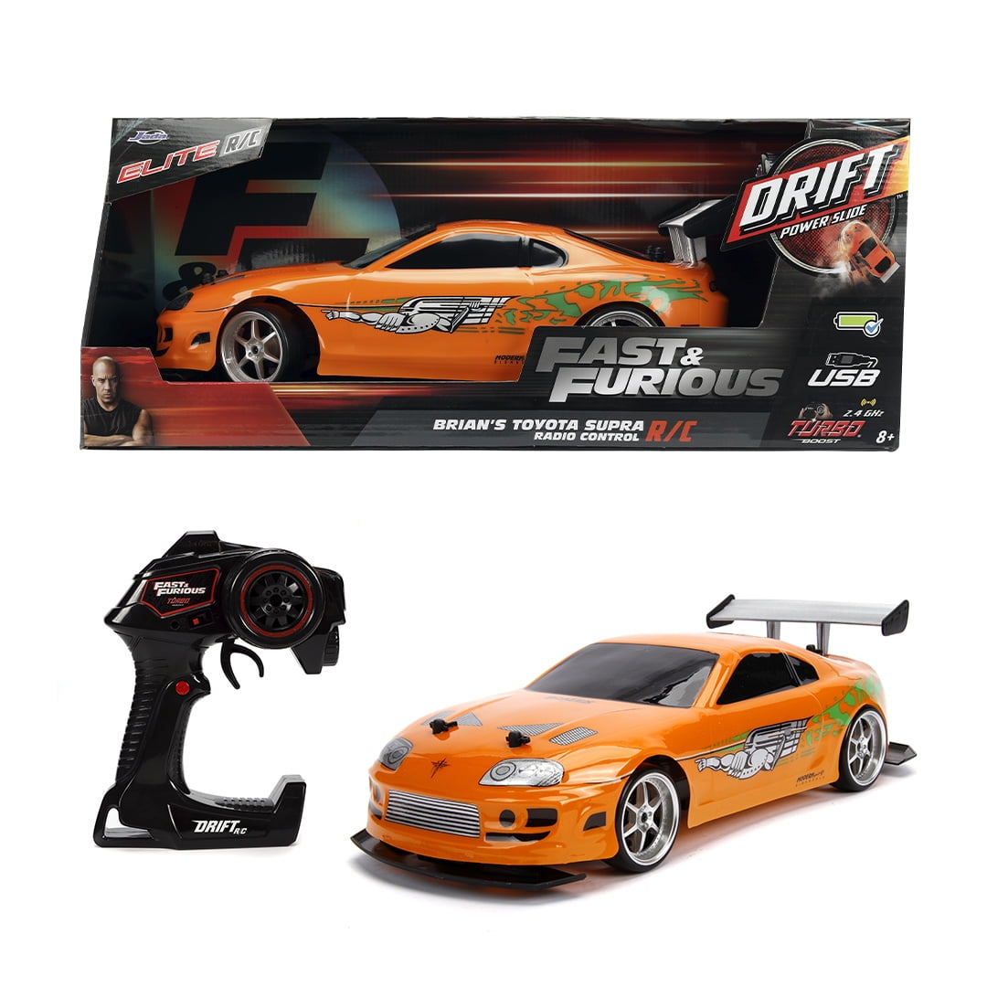 Jada Toys - Fast and Furious 1:10 Scale Drift RC, 1995 Toyota Supra