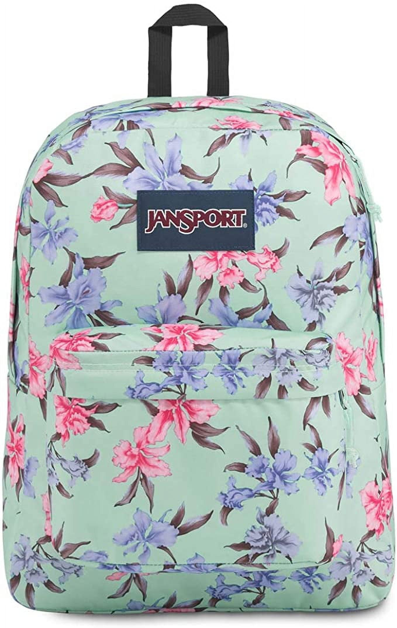 JanSport Superbreak Backpack, Vintage Irises, 600 Denier Polyester