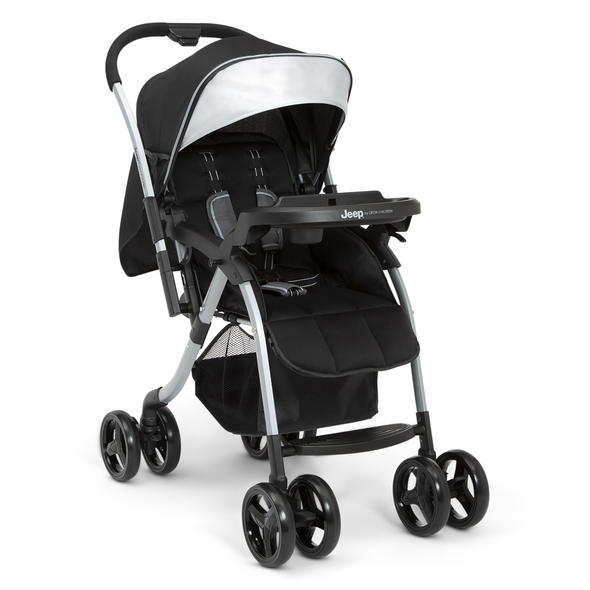 Jeep TurboGlyde Reversible Handle Stroller by Delta Children, Black