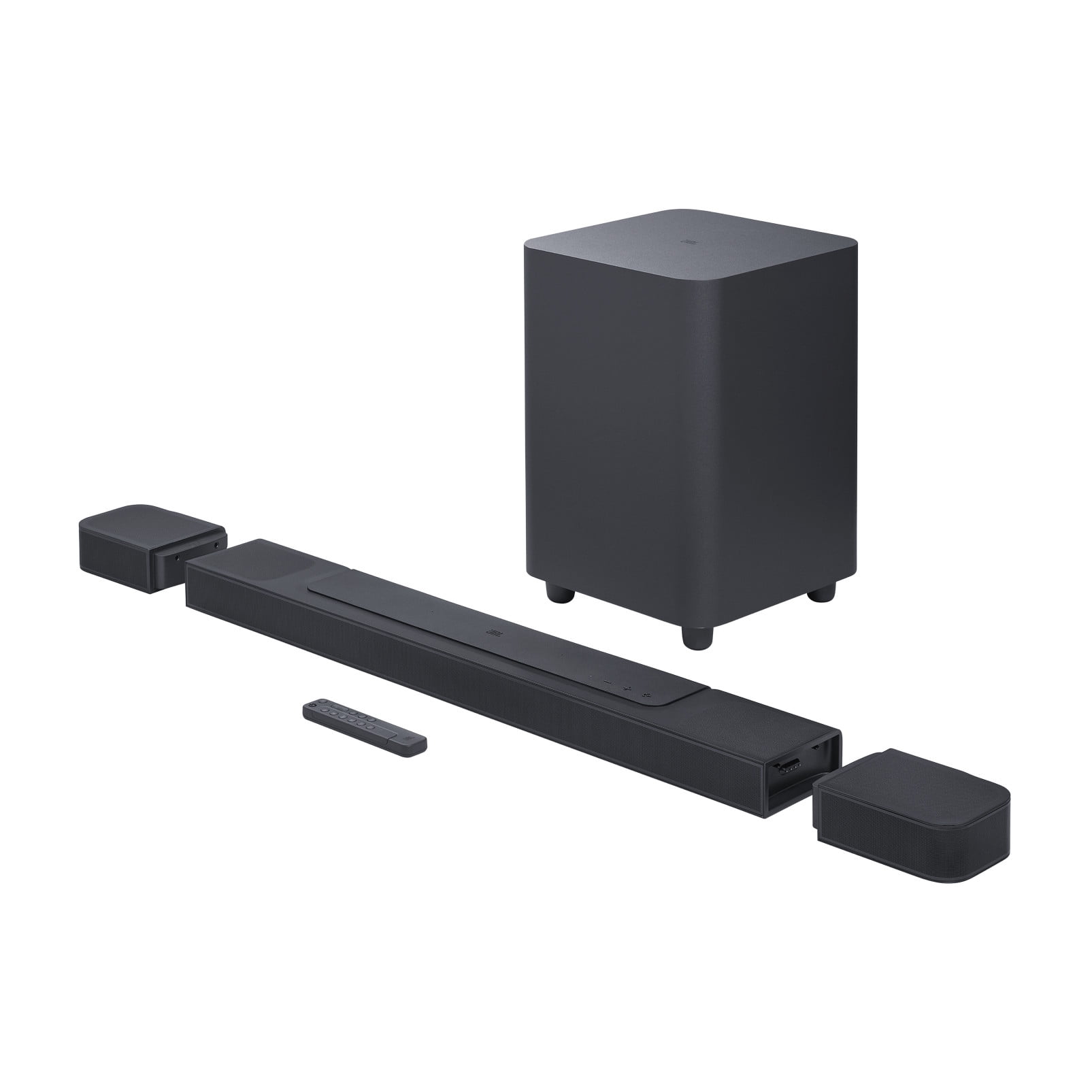JBL BAR 1000 - 7.1.4-channel soundbar with detachable surround speakers, MultiBeam™, Dolby Atmos®, and DTS:X® - Black