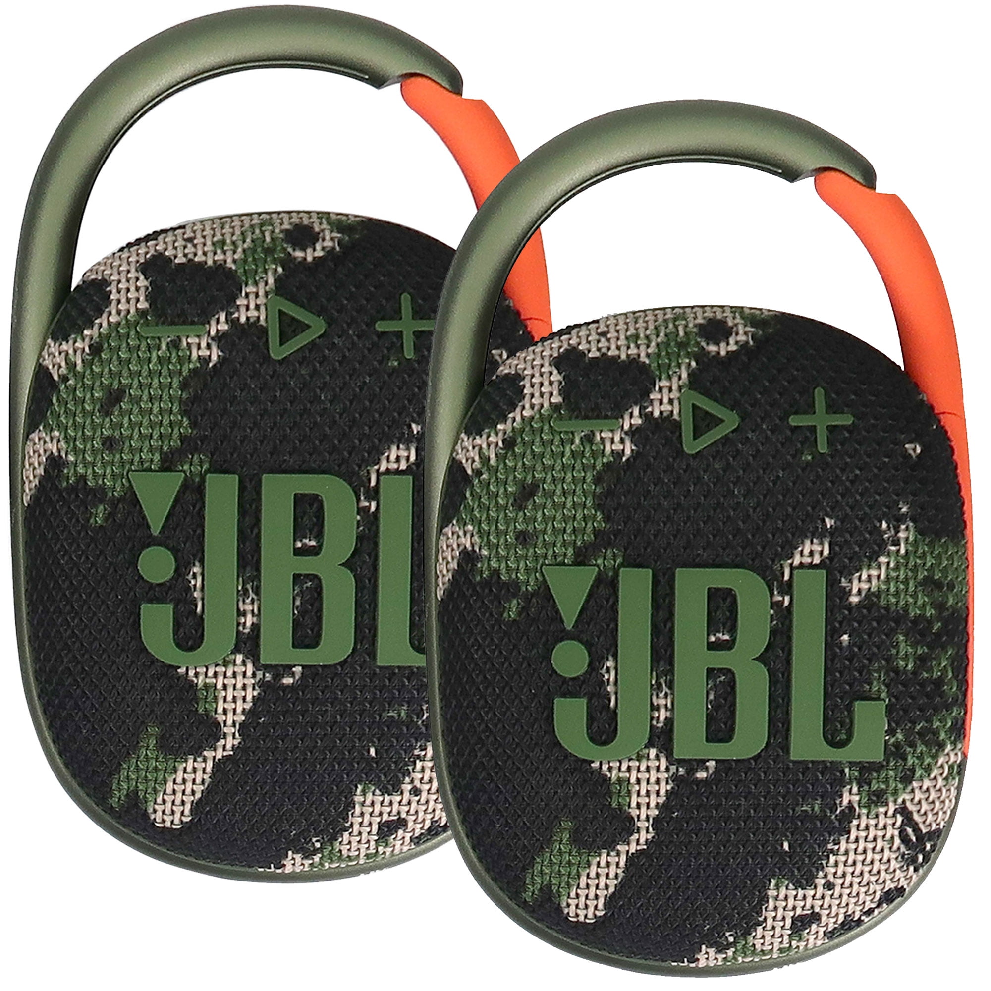 JBL Clip 4 Bluetooth Portable Speaker, Camo, JBLCLIP4SQUADAM-1K, Count 2