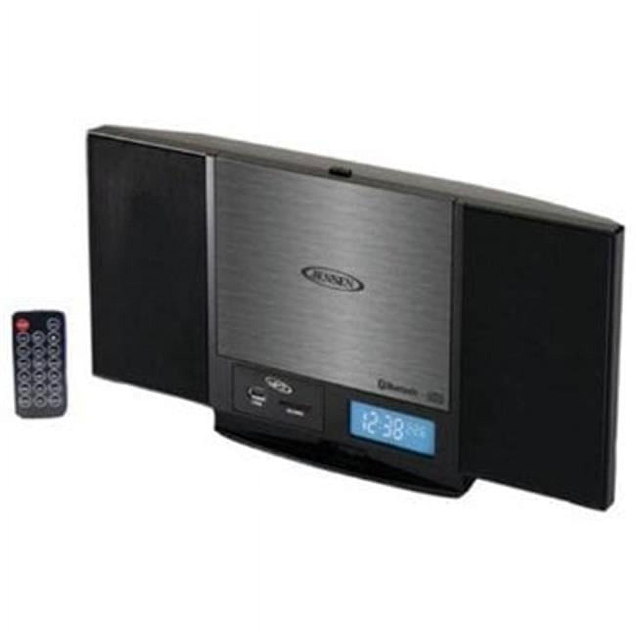 JENSEN Bluetooth Wall-Mountable Music System with CD Player and AM/FM Radio, JBS-230