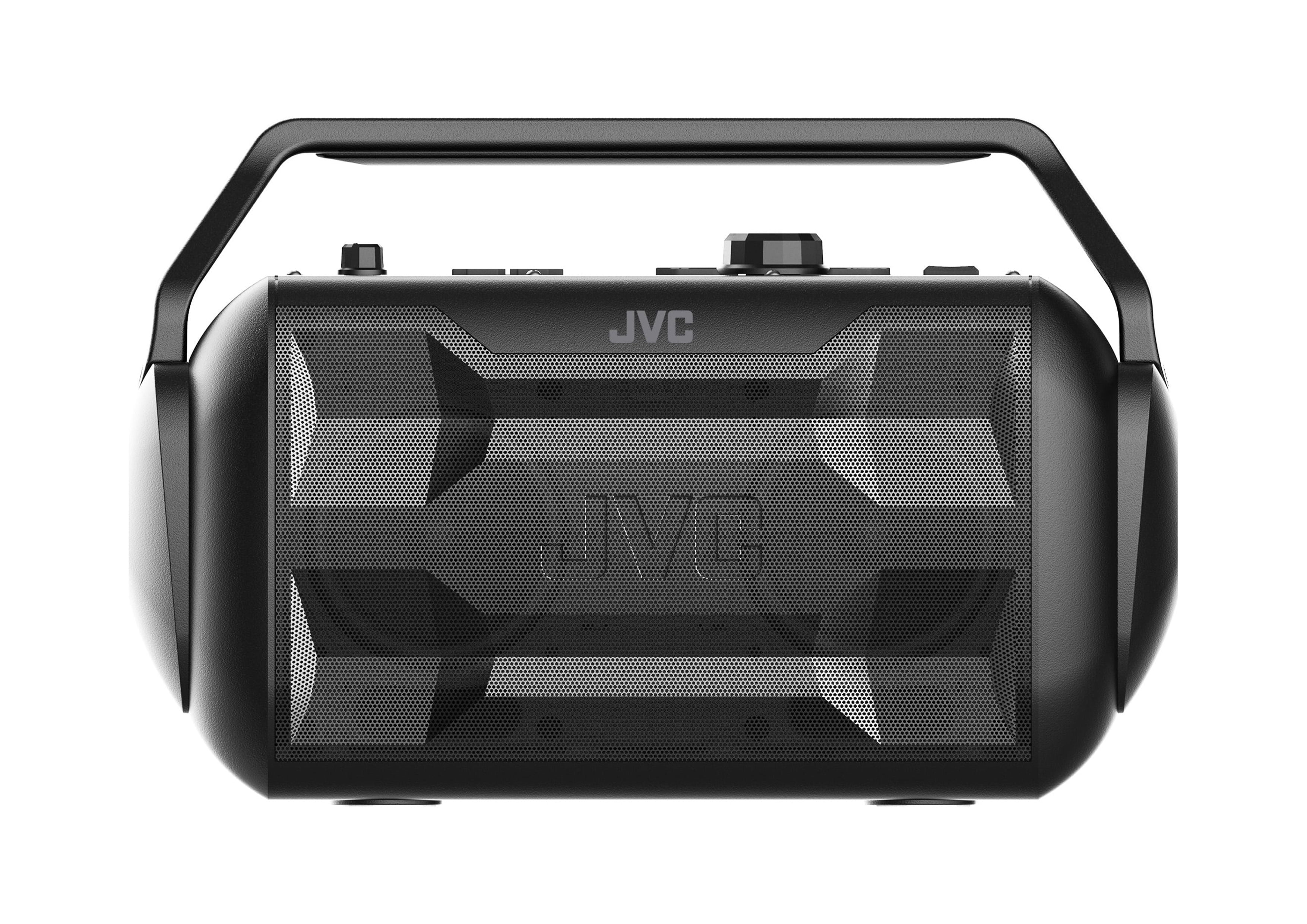 JVC Rover Portable Indoor/Outdoor Bluetooth, 30 Watts of Powerful Premium Sound, 30 Hours of Playtime, IPX4 Water Resistant, USB Port and Microphone/Guitar Input