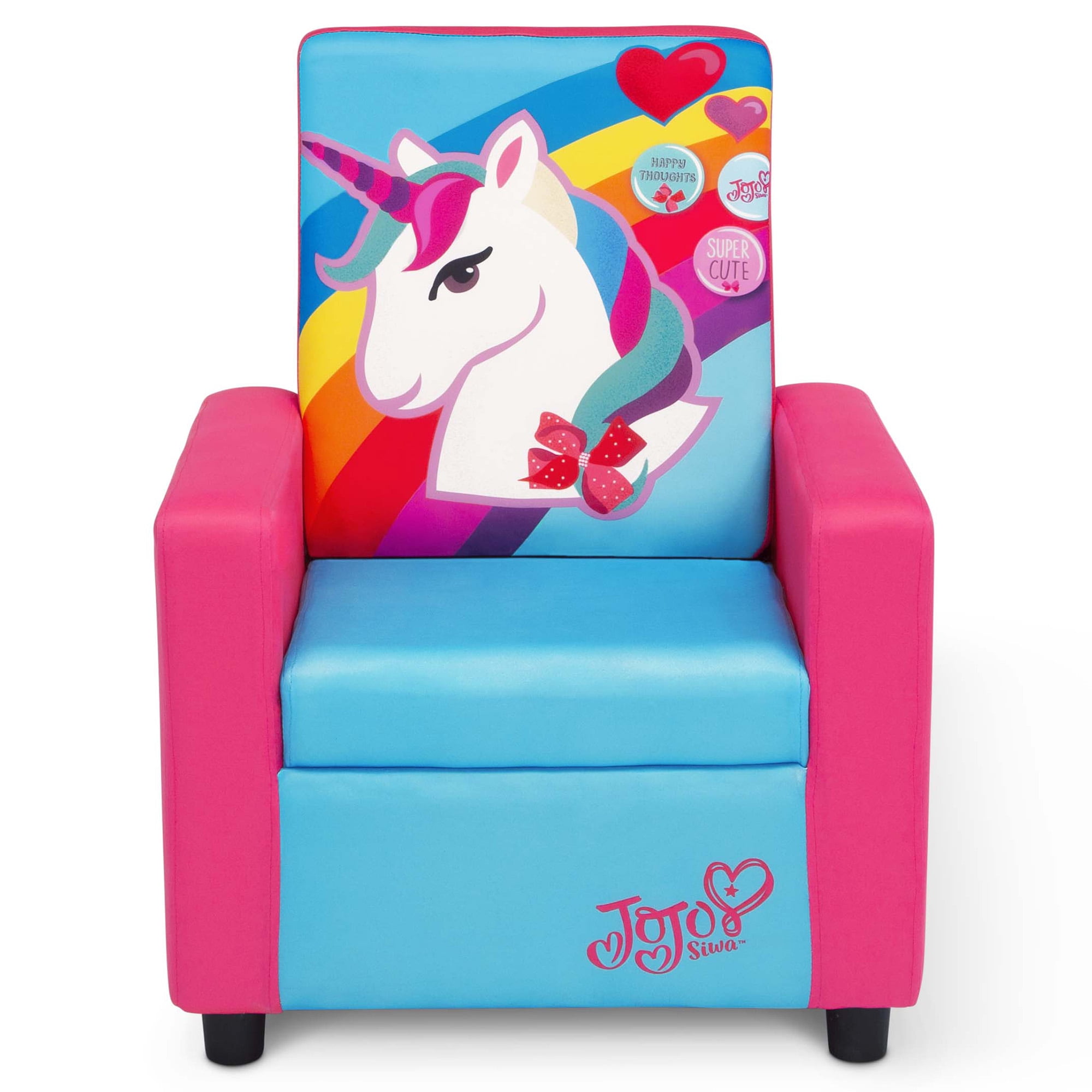 JoJo Siwa Youth High Back Upholstered Chair by Delta Children