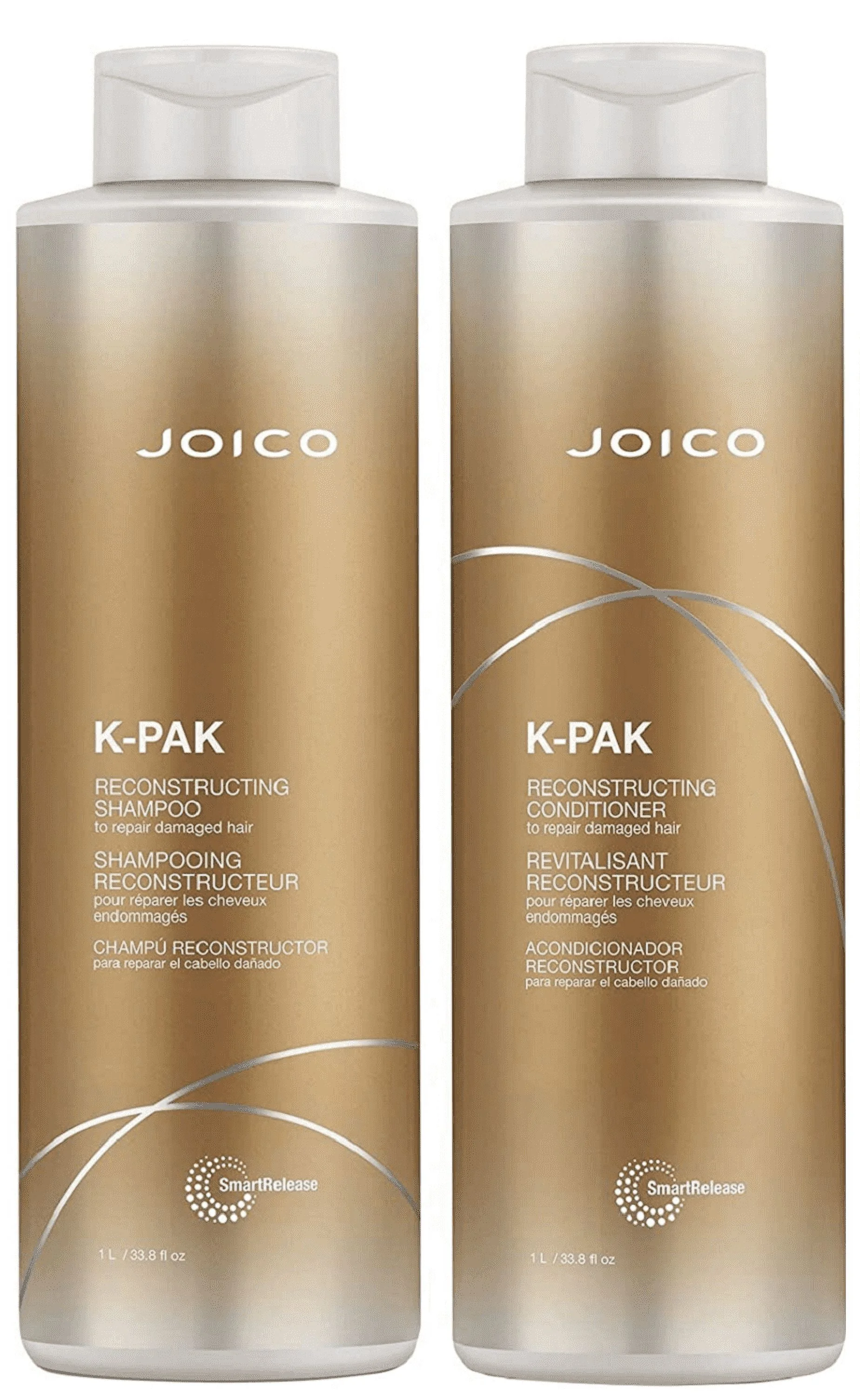 Joico K-PAK Shampoo And Conditioner Damaged Hair's Hero Shampoo & Conditioner Duo 33.8 Ounce Each