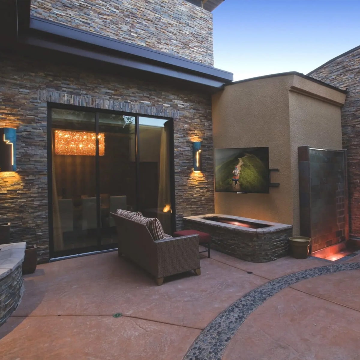 Kanto PDX650G Articulating Full Motion Galvanized Outdoor Mount for 37" - 75" TV