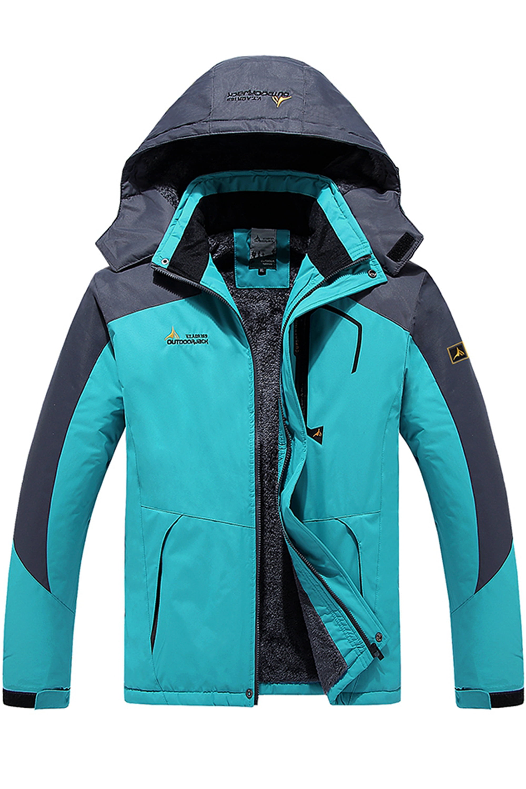 Keevoom Men Waterproof Ski Jacket Winter Snow Coat Windproof Mountain Warm Coat with Hood