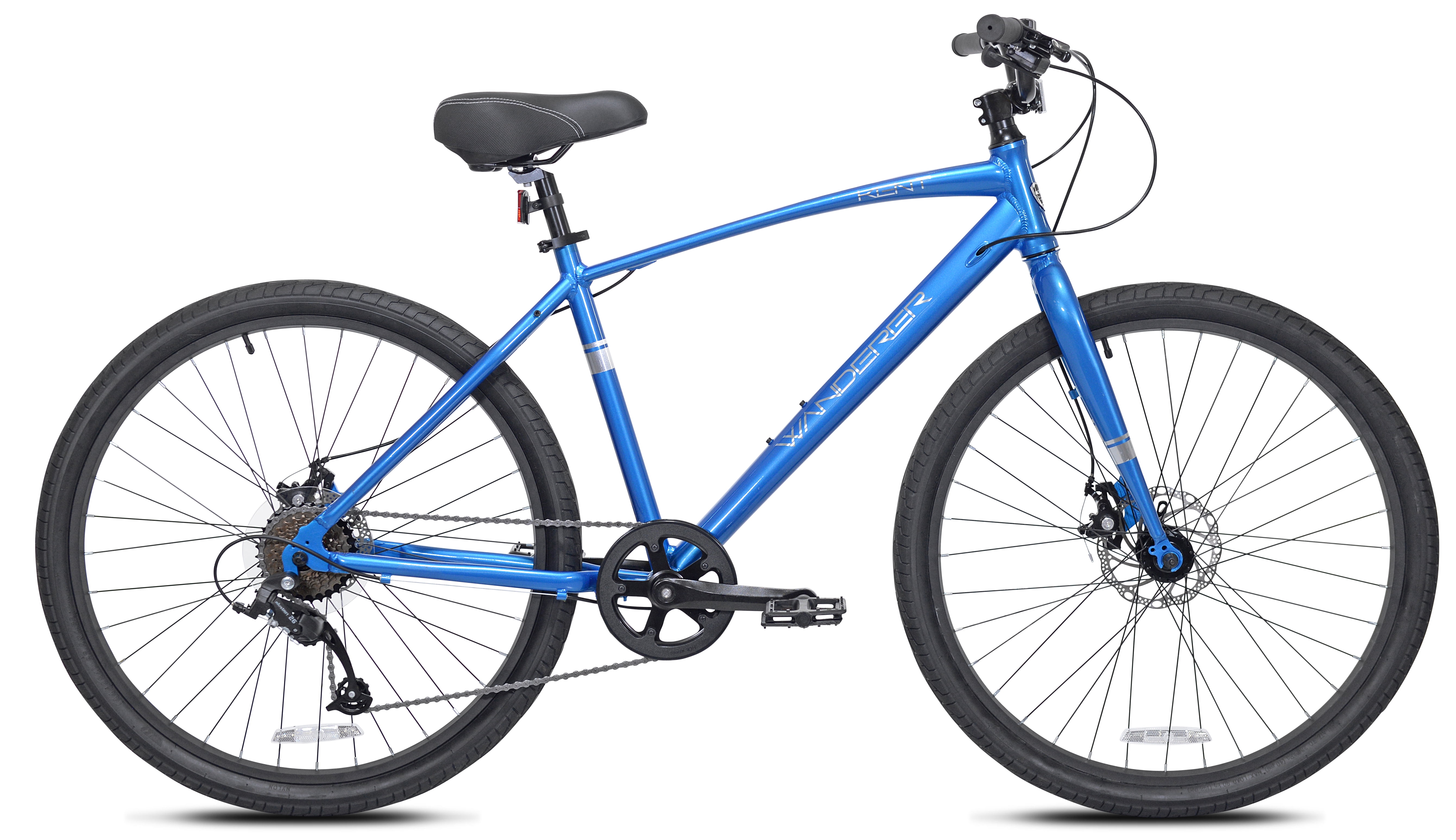 Kent Bicycles 27.5 in. Wanderer Men's Aluminum All-Terrain Bicycle, Blue