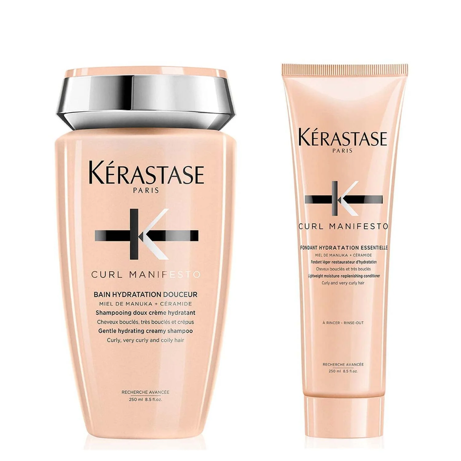 Kerastase Curl Manifesto Hydrating Shampoo and Lightweight Conditioner - 8.5 oz