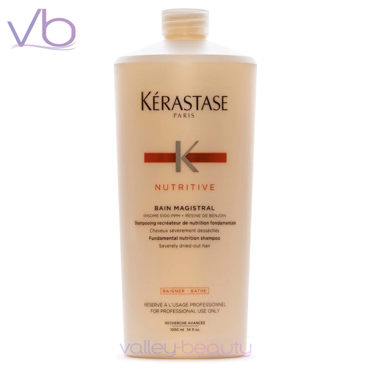 Kerastase Nutritive Bain Magistral Fundamental Nutrition Shampoo 1000ml 34oz PRO