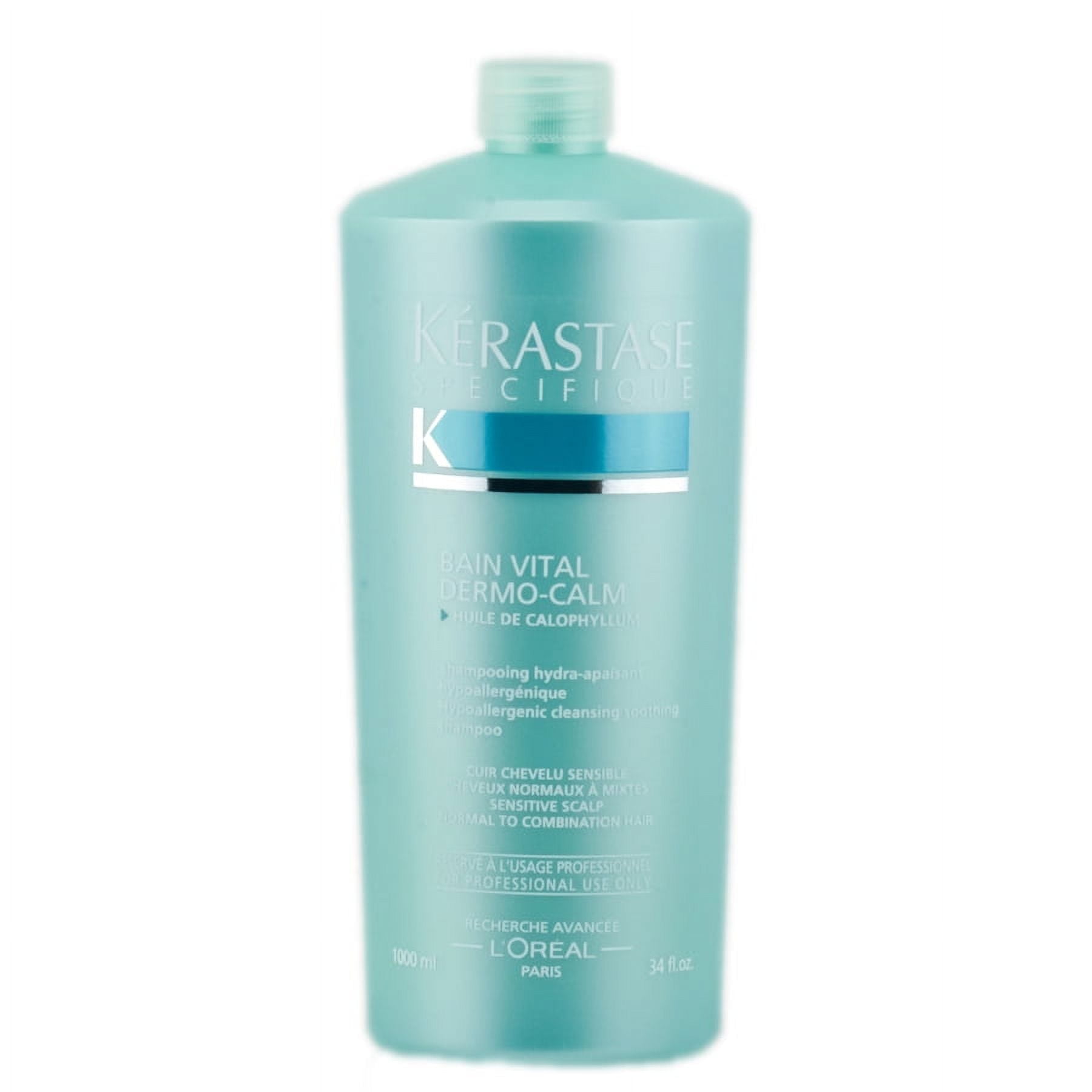 Kerastase Specifique Bain Vital Dermo-Calm Hypoallergenic Cleansing Soothing Shampoo (Size : 34 oz)