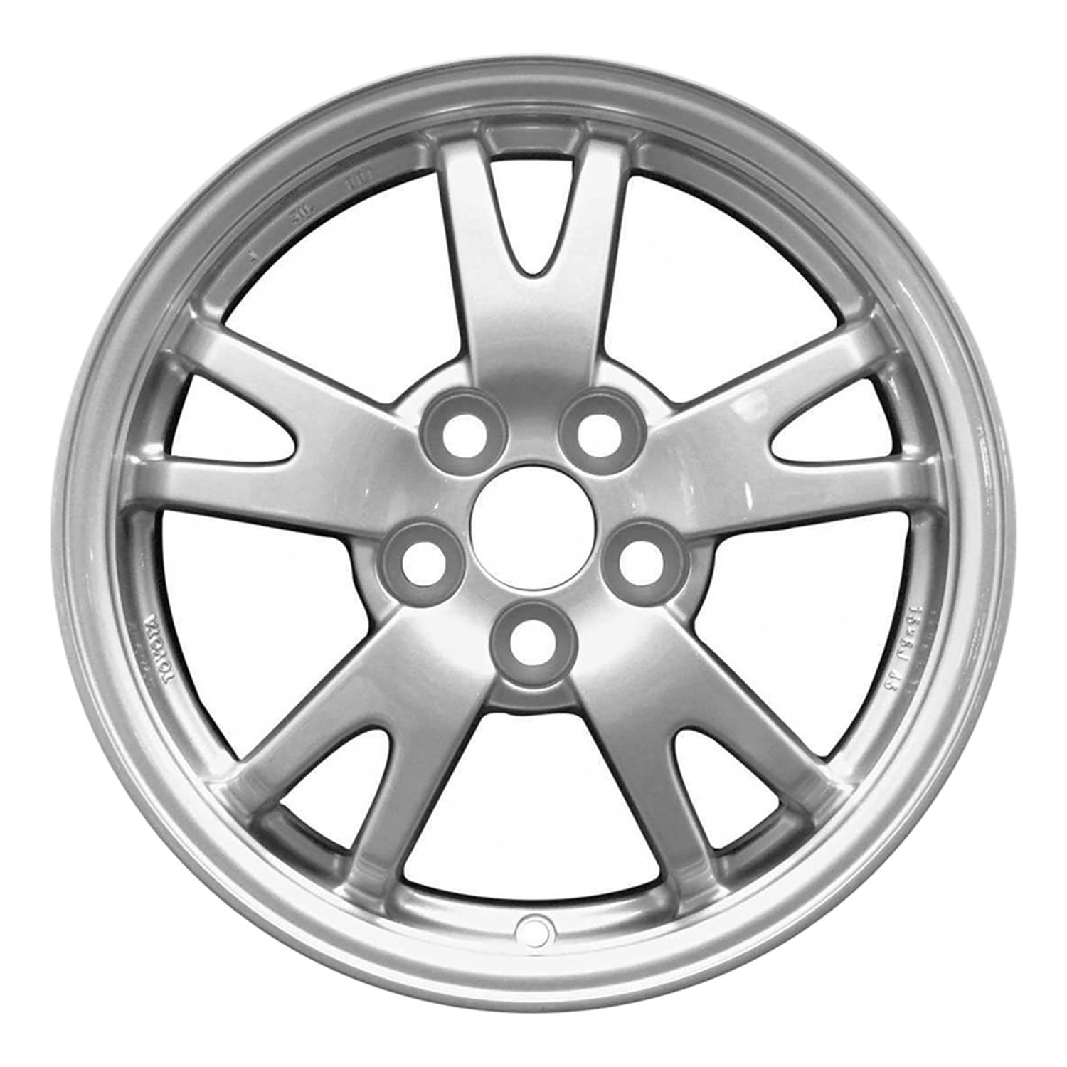 Remanufactured Painted Silver Aluminum Wheel 15 x 6 4261147110 fits 2010-2014 Toyota Prius