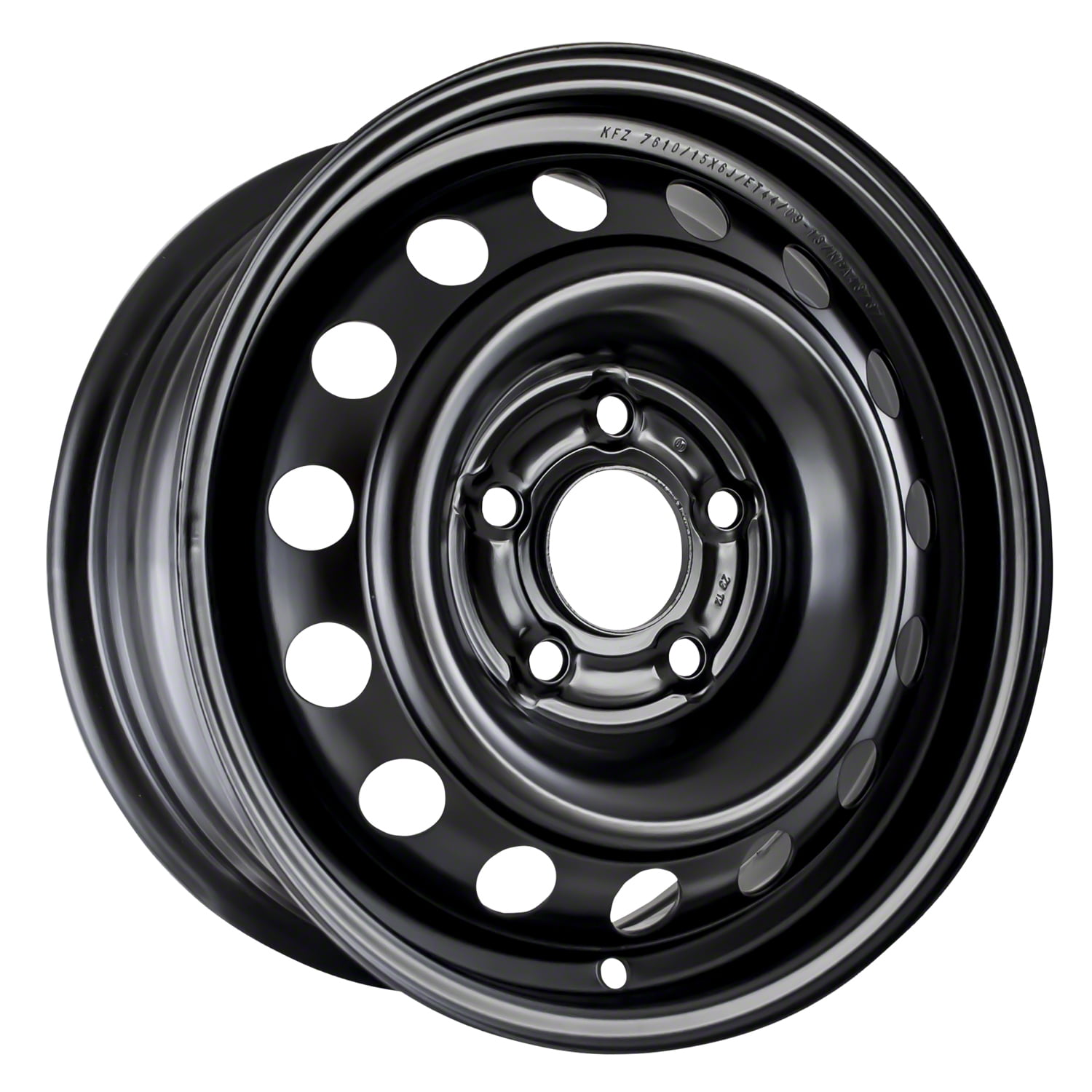 Remanufactured Painted Black Steel Wheel 15 x 6 529102K030 fits 2010-2013 KIA Soul