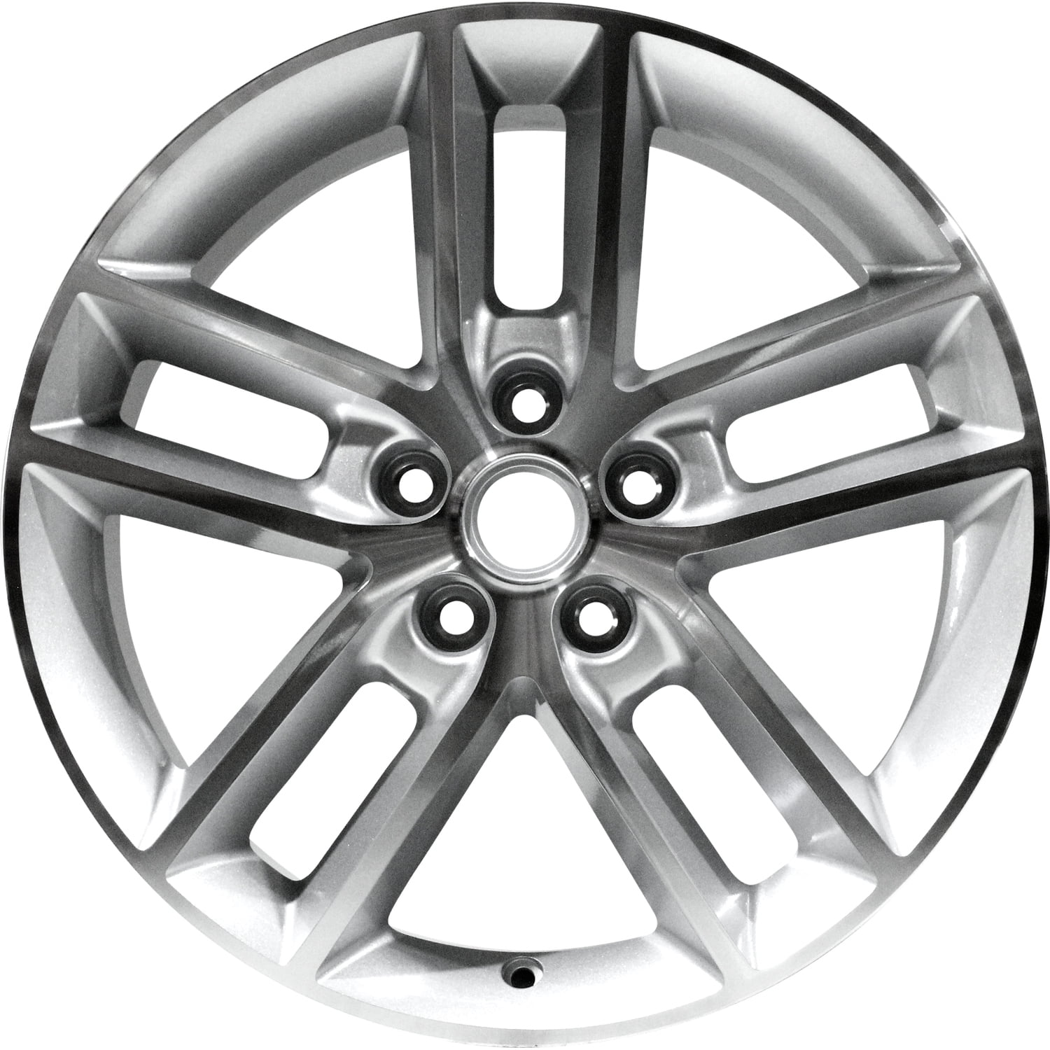 Remanufactured Machined and Painted Silver Aluminum Wheel 18 x 7 19177074 fits 2008-2013 Chevrolet Impala