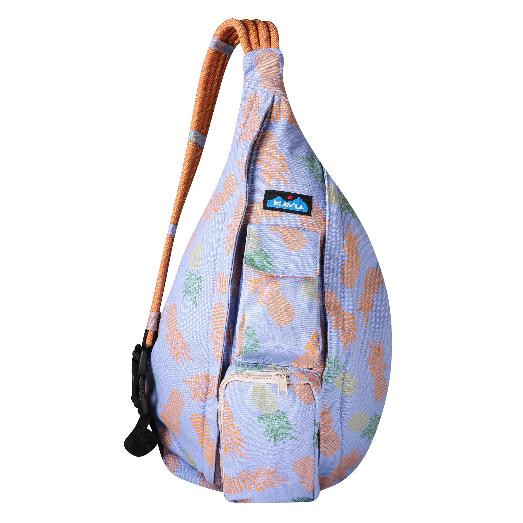 KAVU Rope Bag - Sling Pack for Hiking, Camping, and Commuting - Pineapple Pirouette
