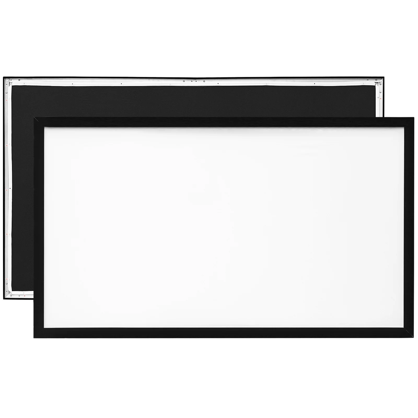 KFFKFF Projection Screen, a 120-inch 16:9 movie screen with a fixed frame, is specifically designed for 3D projectors and 4K HDTV movie theaters, providing an exceptional viewing experience.