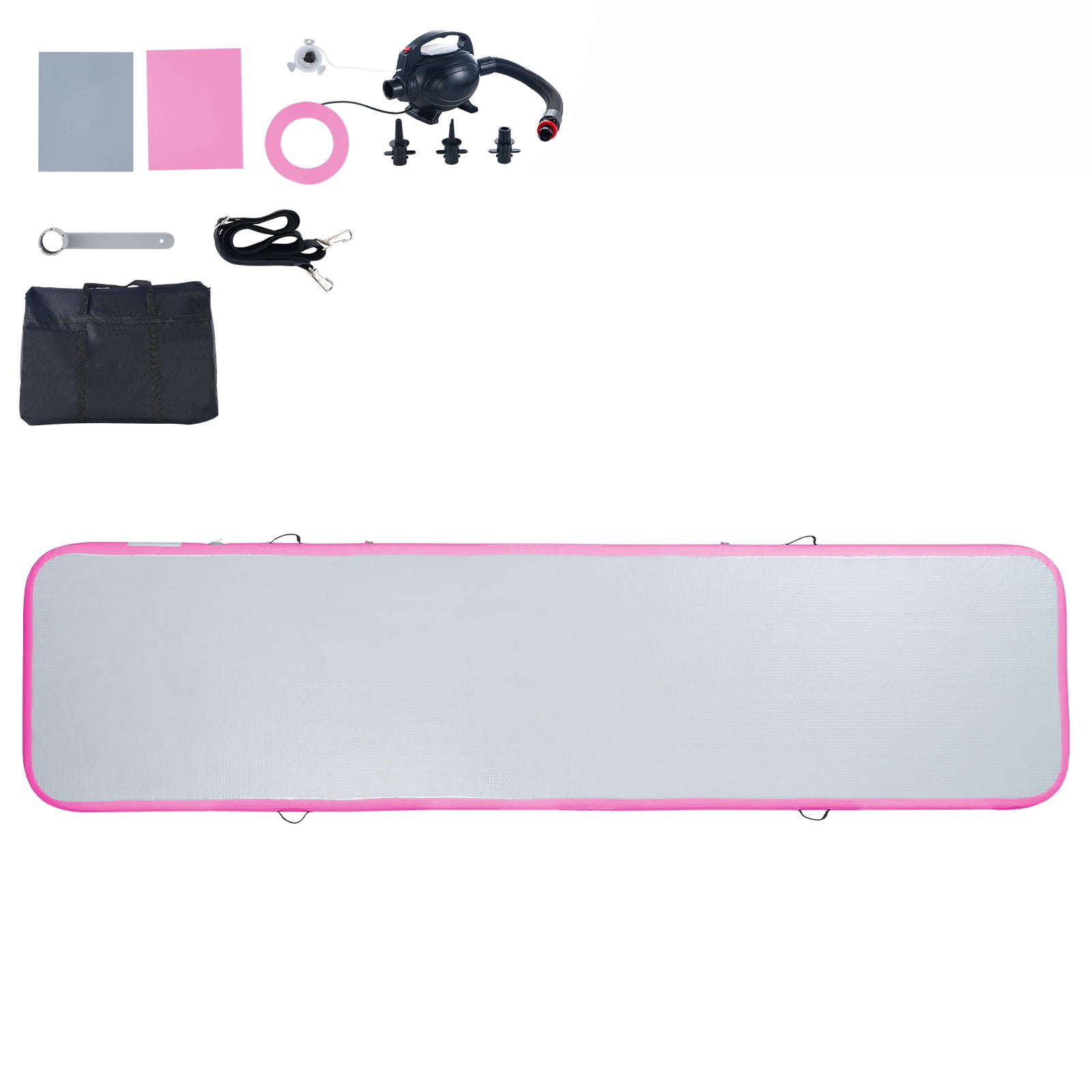 KFFKFF 13ft Air Mat Inflatable Training Tumbling Gymnastics Gymnastic Mat with Pump