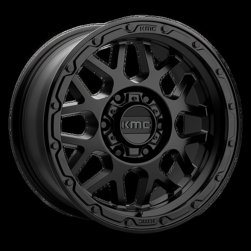 KMC Aluminum Rim KM535 GRENADE OFF-ROAD 17X9in Matte Black Finish, KM53579050712N