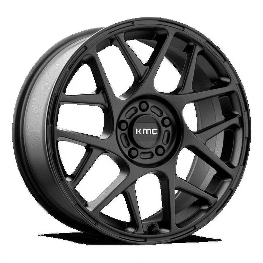 KMC Aluminum Rim KM708 BULLY 17X8in Satin Black Finish, KM70878042738