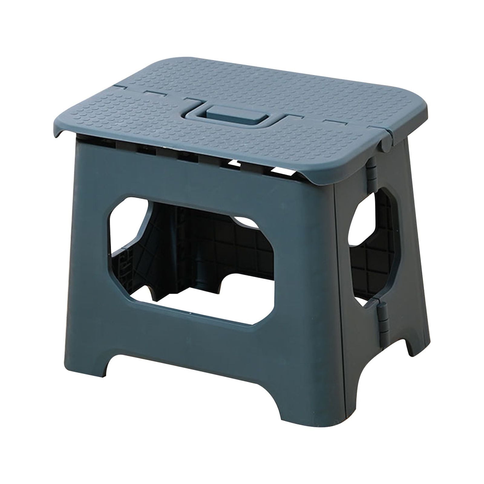 KQJQS Collapsible Stool Outdoor Portable Folding Stool, Heavy Duty Plastic Non-Slip Chair for Camping, Hiking, Fishing, BBQ