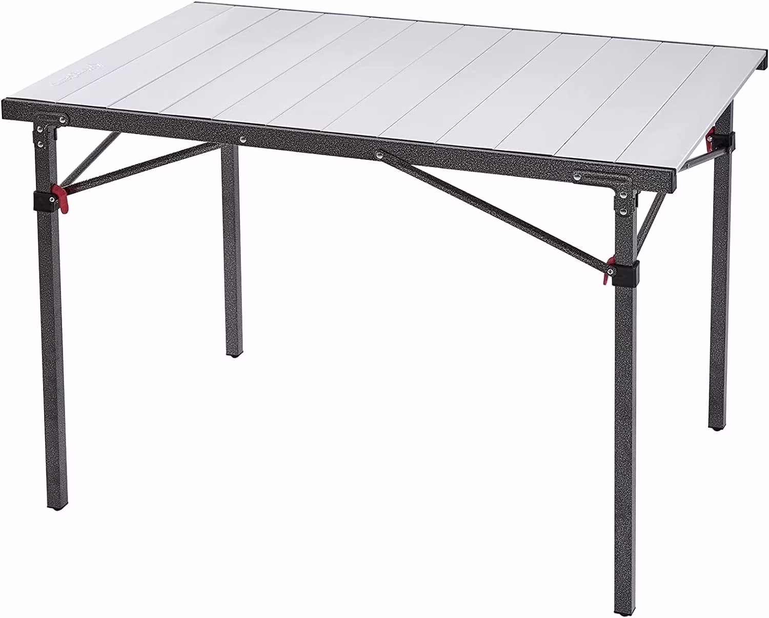 KingCamp Folding Camping Table Portable Roll up Aluminum Table for Indoor & Outdoor Picnic Barbecue, 2-4 Person