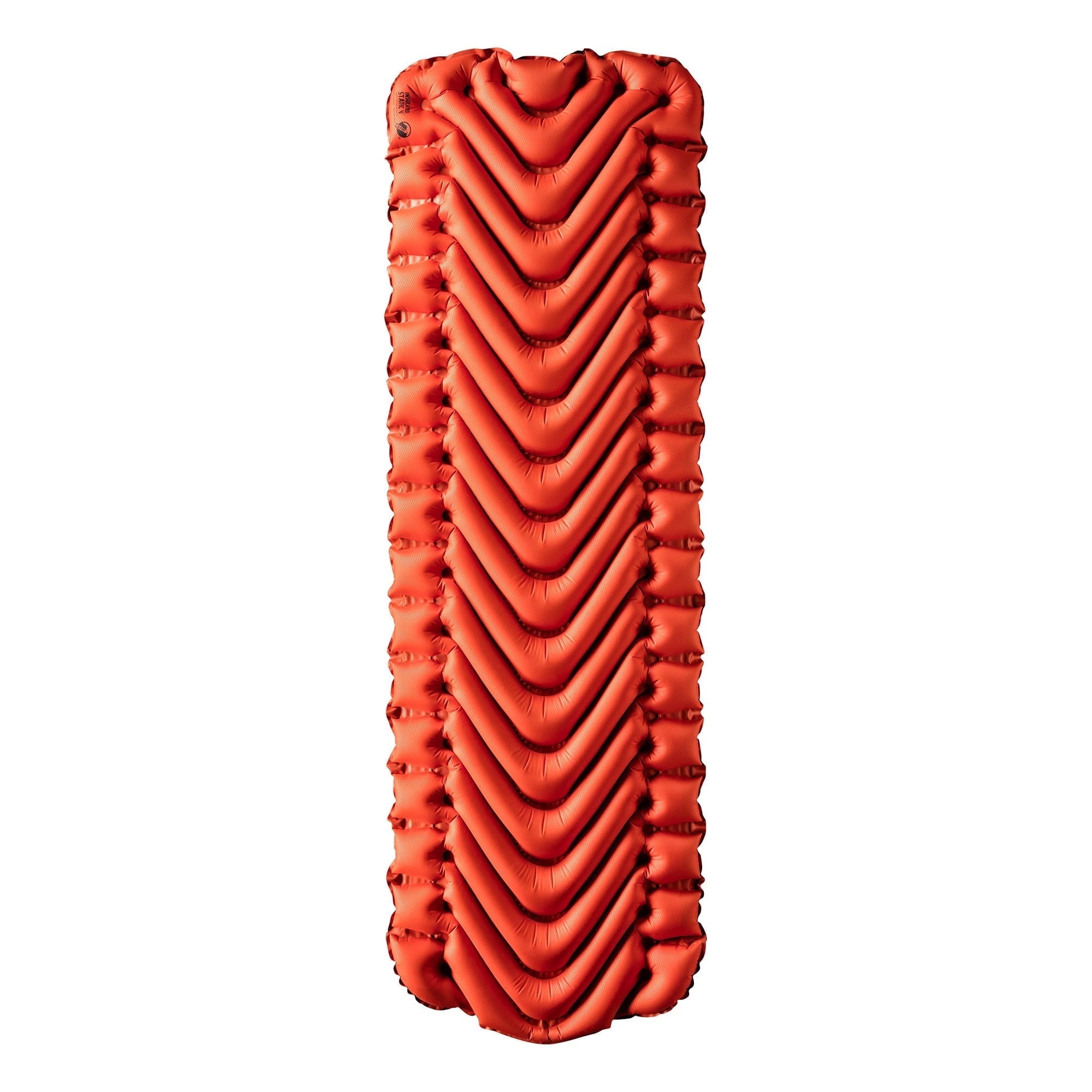 Klymit Insulated Static V Outdoor Camping Sleeping Pad, 72x23 in, Orange