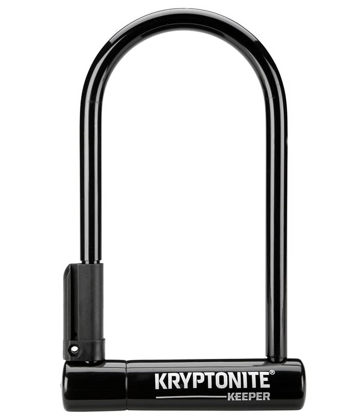 Kryptonite Keeper Standard 12mm U-Lock Bicycle Lock with FlexFrame-U Bracket