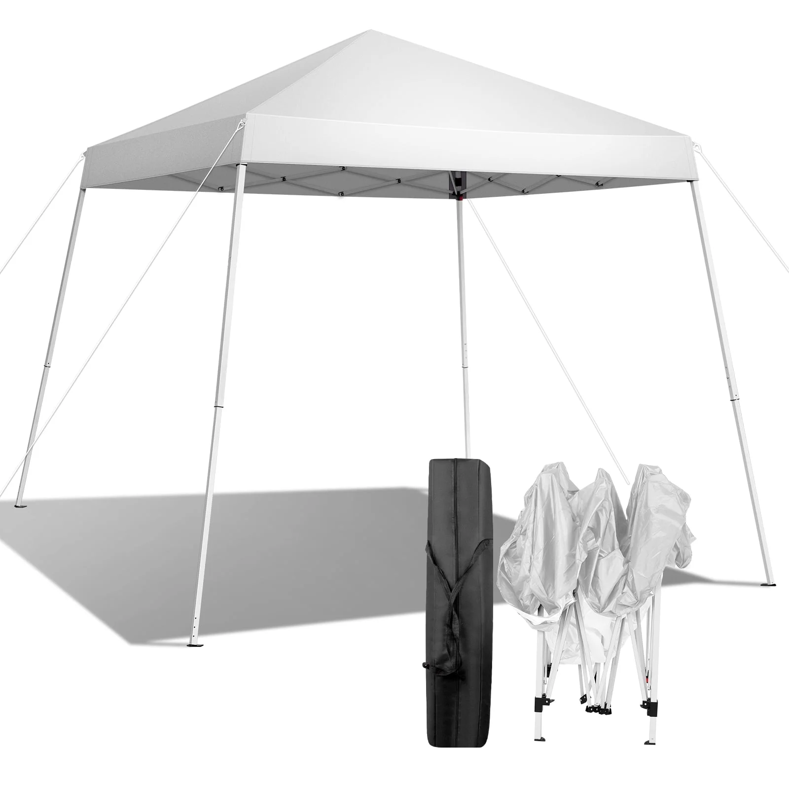 Ktaxon 8' x 8' Ez Pop Up Wedding Party Tent Outdoor Patio Folding Gazebo Canopy Shade Shelter