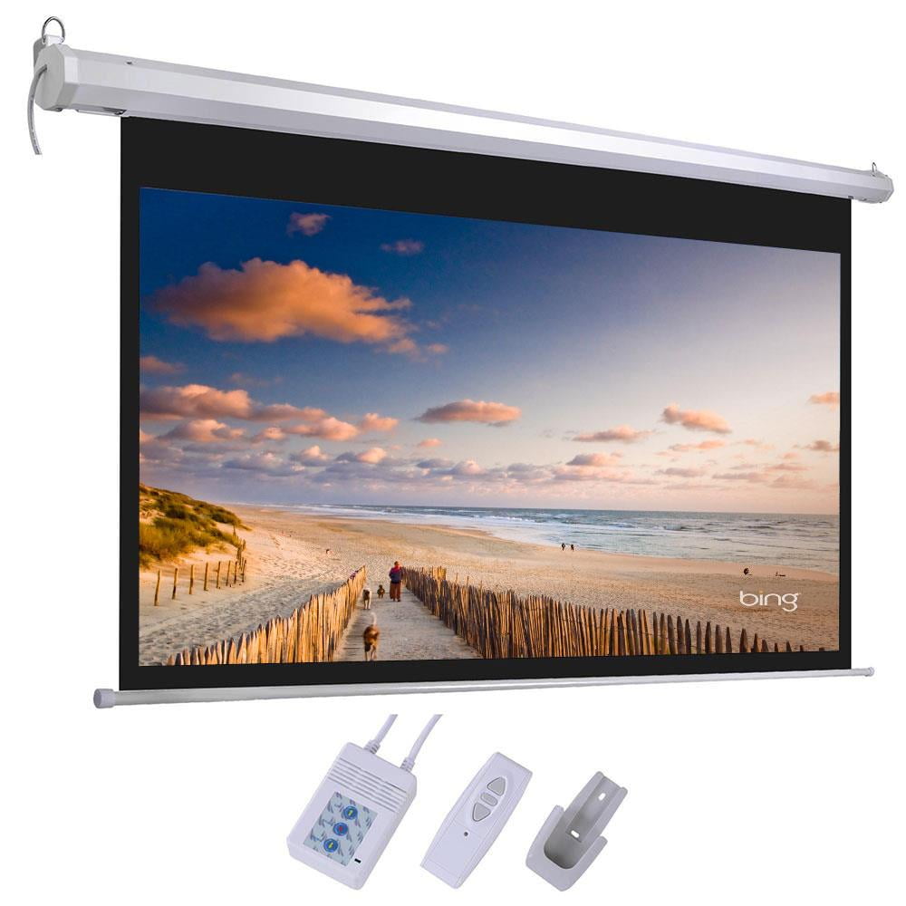 Ktaxon 92" 16:9 Motorized Projector Screen Projection 80" x 45" Home Theater + Remote