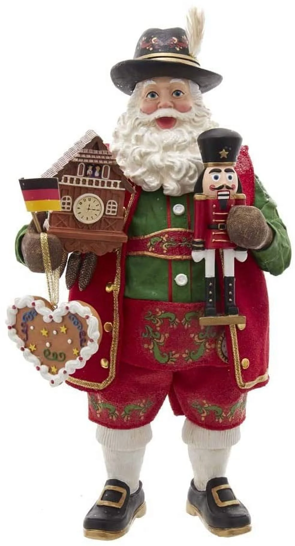 Kurt Adler 11-Inch Fabriché Musical German Santa