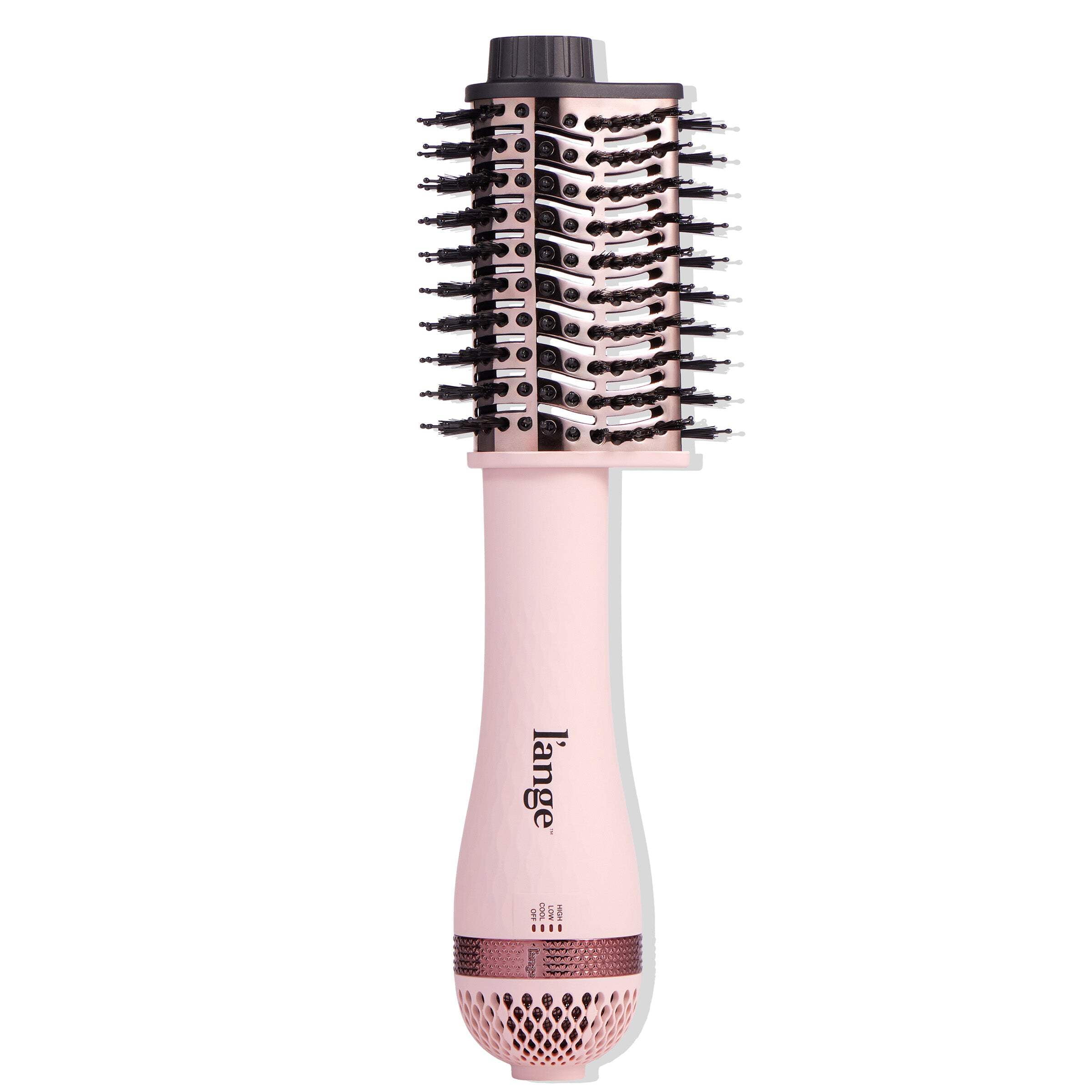 L'ange Hair Le Volume Elevé 65MM 2-in-1 Titanium Brush Dryer, 3 Heat Settings, 360° Vented Airflow, Bllush