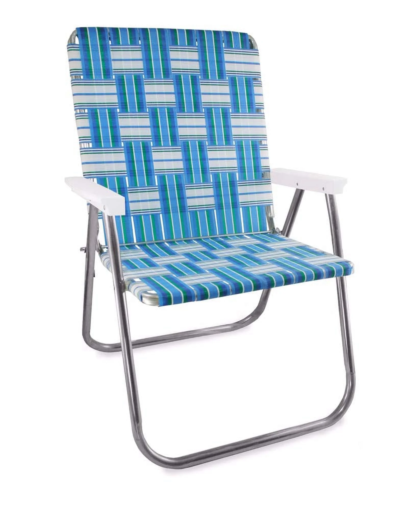 Lawn Chair USA American Made Folding Lightweight Aluminum Webbing Chair