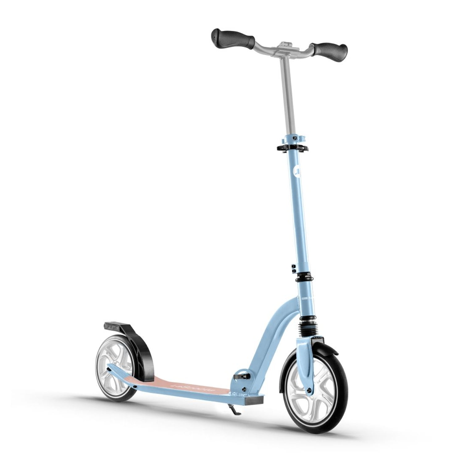 LaScoota Kick Scooter for Adults & Teens. Perfect for Ages 8-14 and Men & Women. Lightweight Foldable Adult Scooter Large Sturdy Wheels