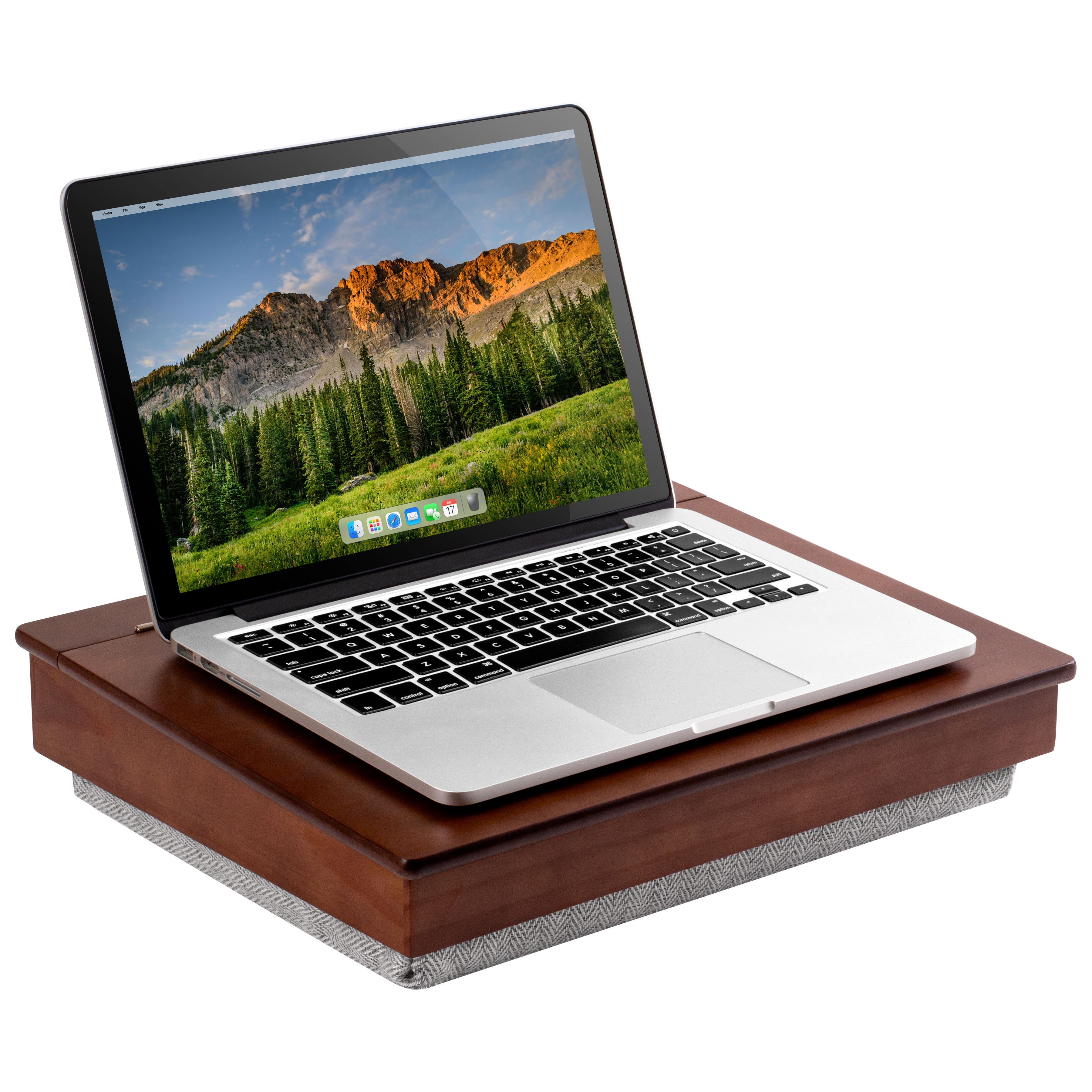 LapGear Schoolhouse Wood Lap Desk with Storage, Java